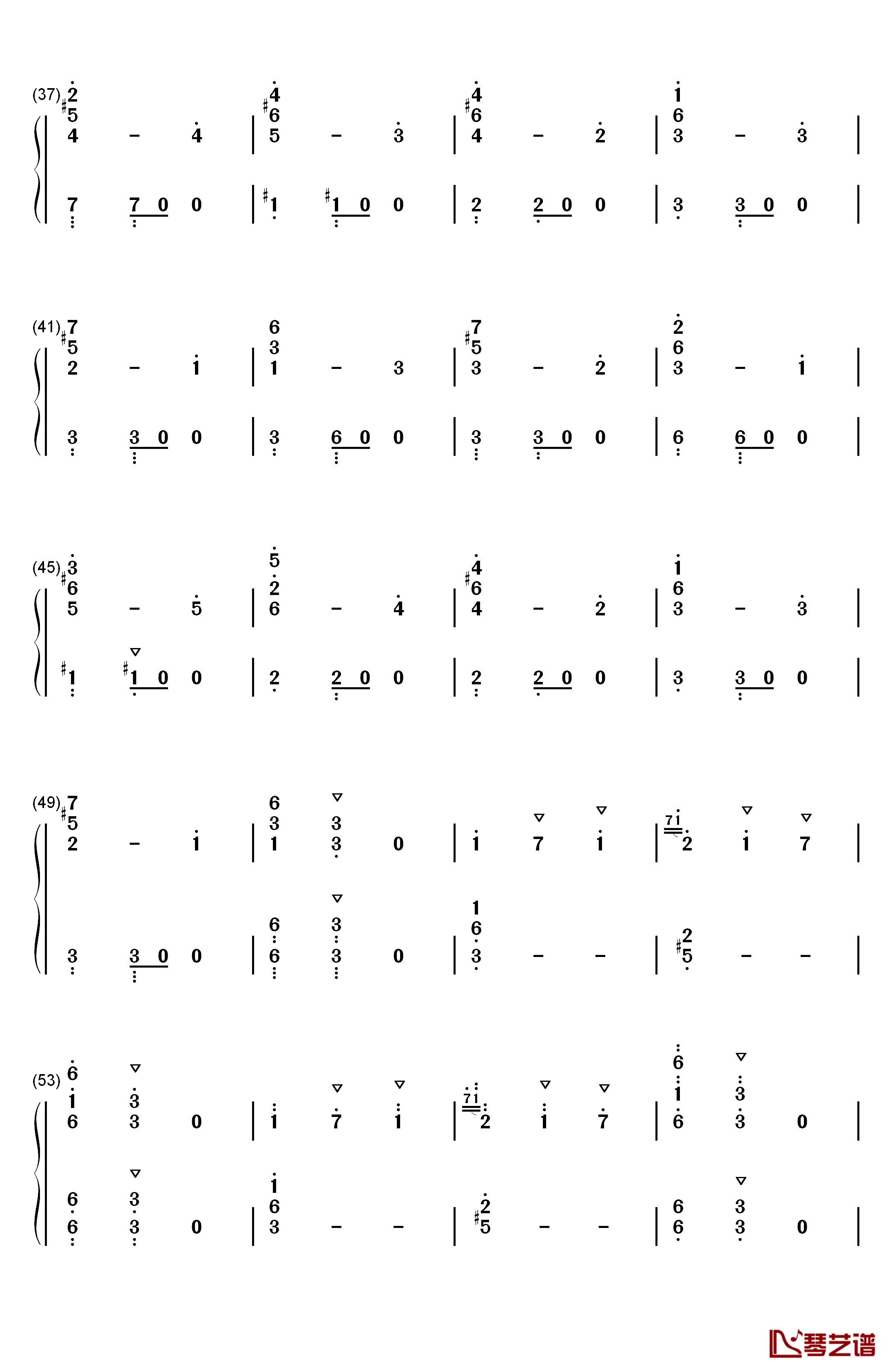 b小调第九钢琴奏鸣曲钢琴简谱-数字双手-车尔尼3