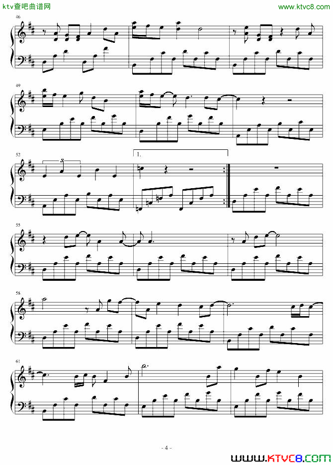 拿去简谱-宗教音乐演唱1