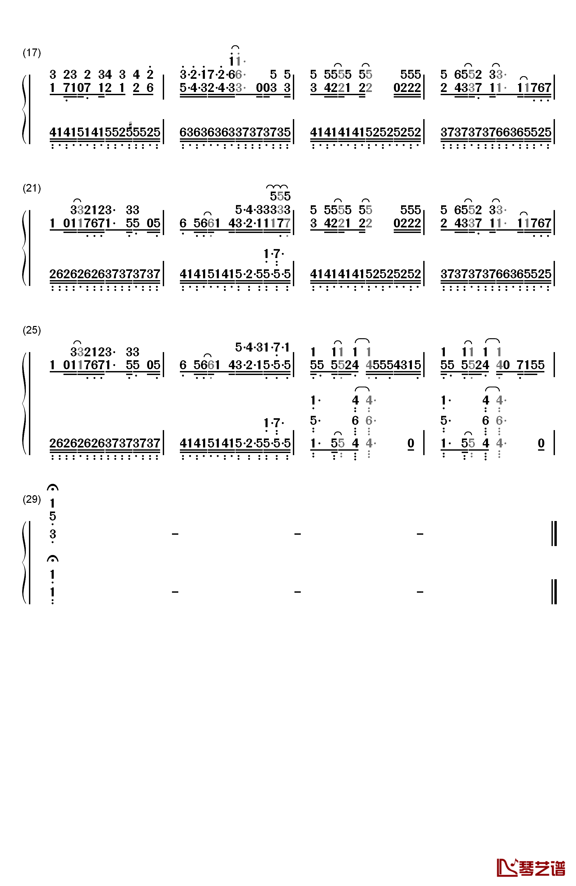 蜜蜜蜜钢琴简谱-数字双手-Ayumikurikamaki2