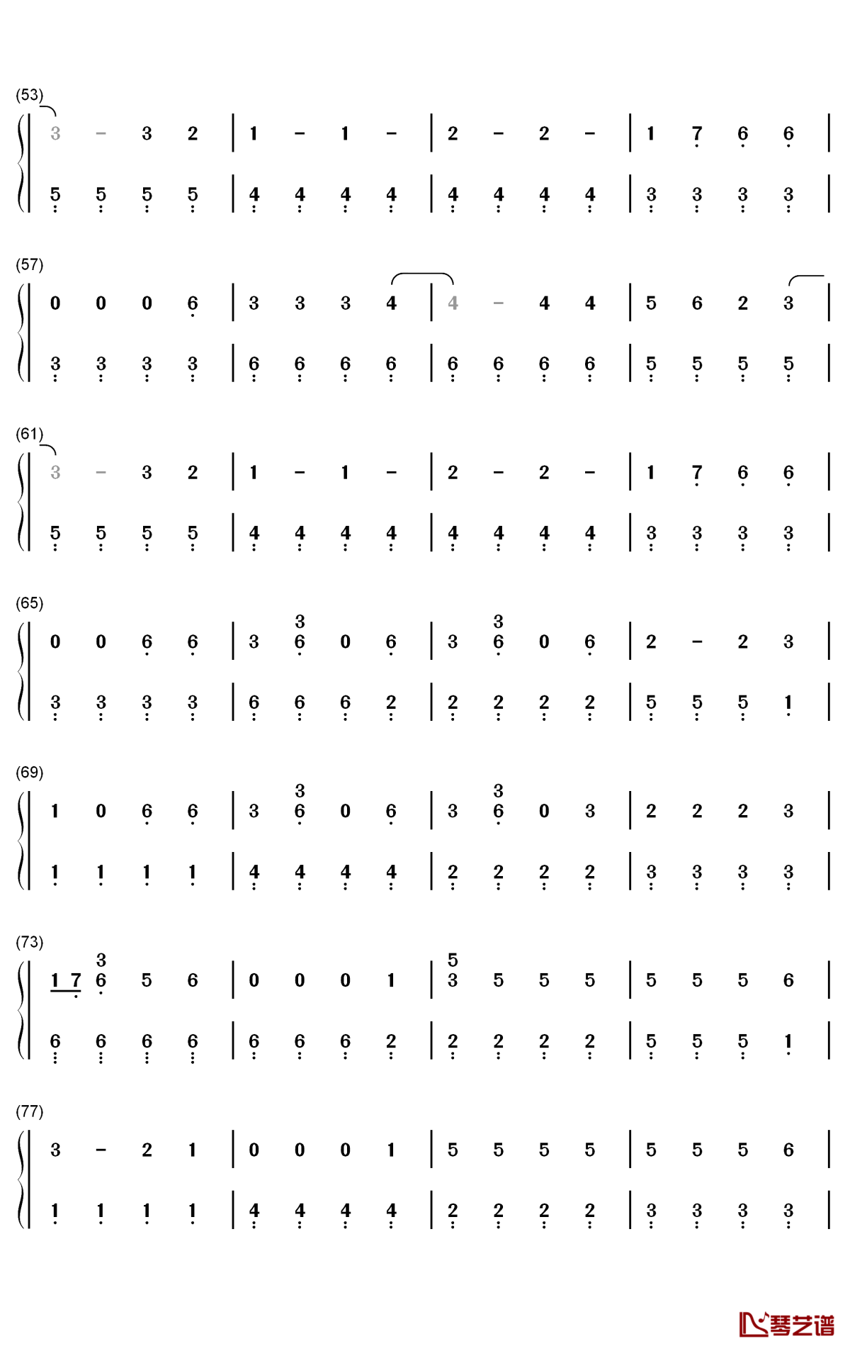 Kings Queens钢琴简谱-Ava Max歌曲-数字双手曲谱3