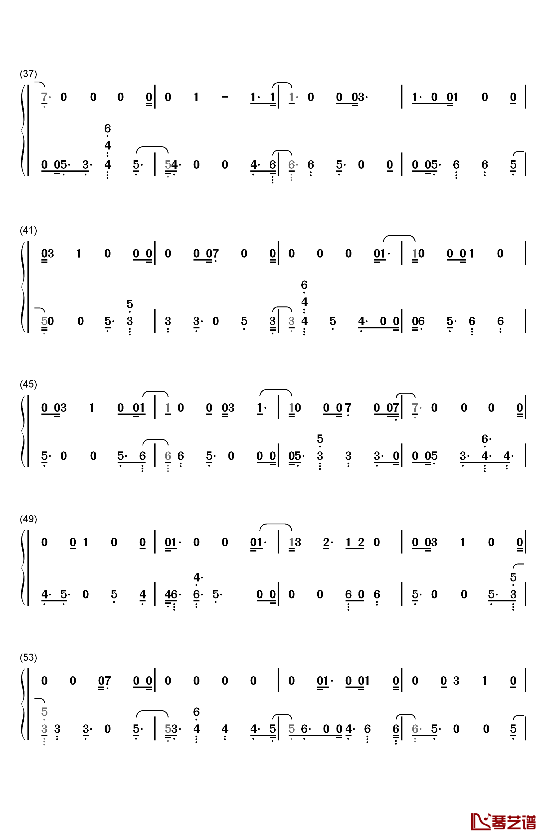 She Loves Control钢琴简谱-数字双手-Camila Cabello3