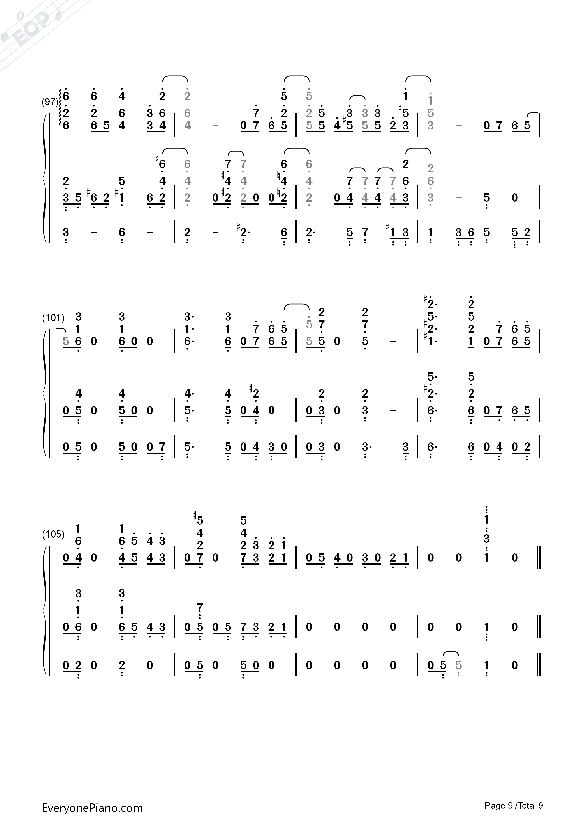 Let It Snow, Let It Snow, Let It Snow钢琴简谱-Beegie Adair演唱9