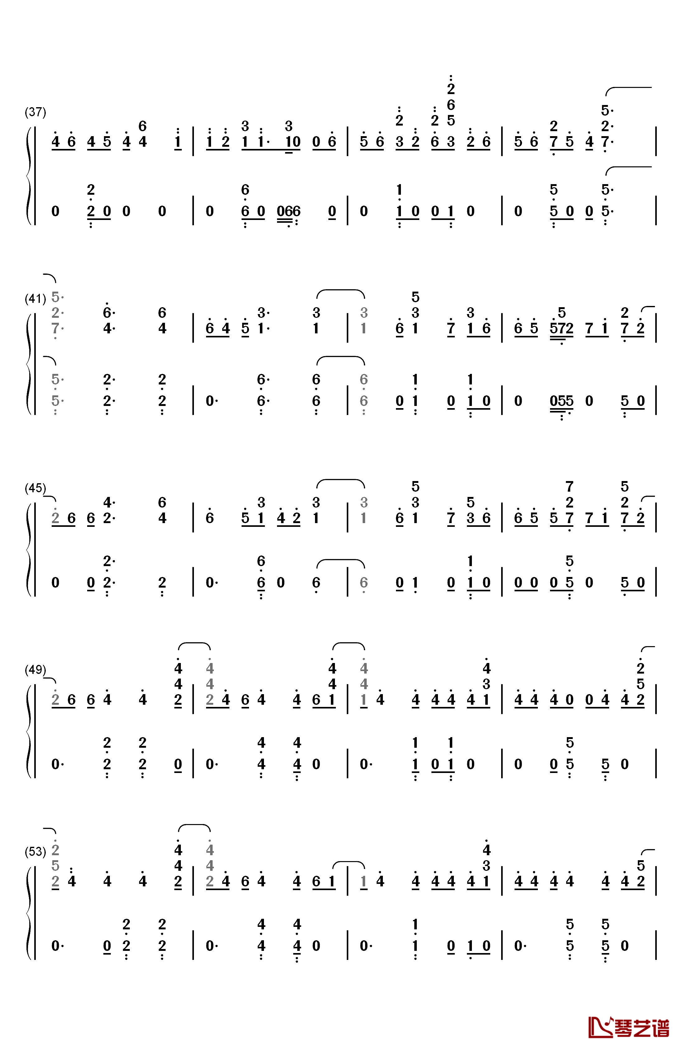 Love So Soft钢琴简谱-数字双手-Kelly Clarkson3