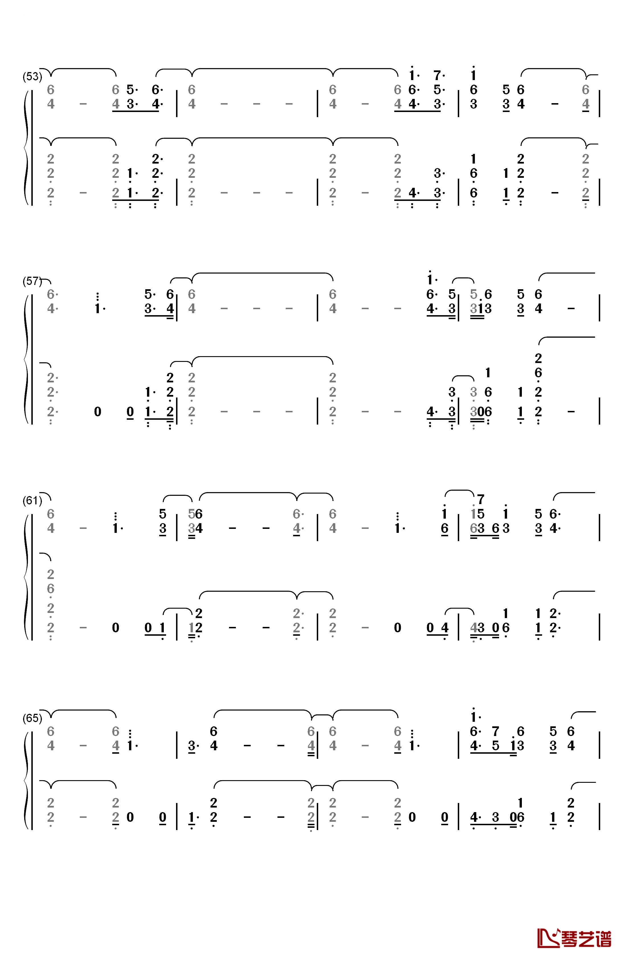 Out Of My Head钢琴简谱-数字双手-Charli XCX4