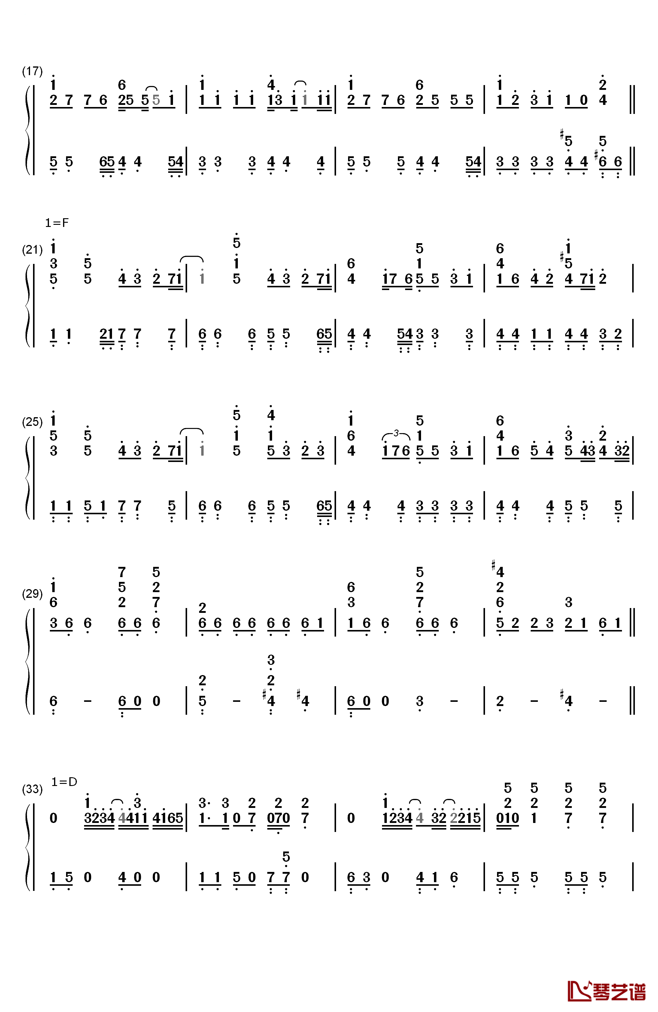 Always钢琴简谱-数字双手-仓木麻衣2