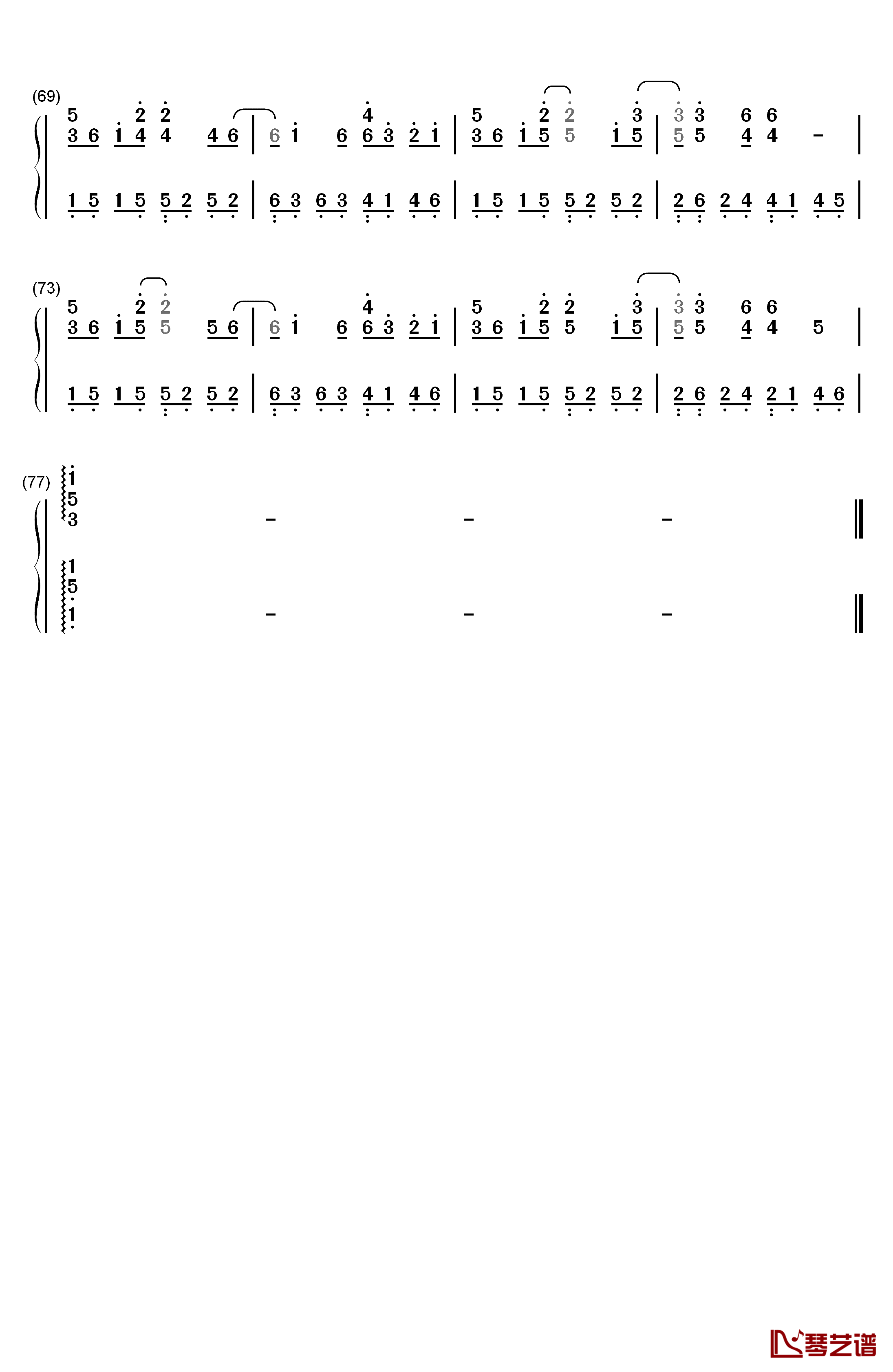 Vanilla Twilight钢琴简谱-数字双手-Owl City4