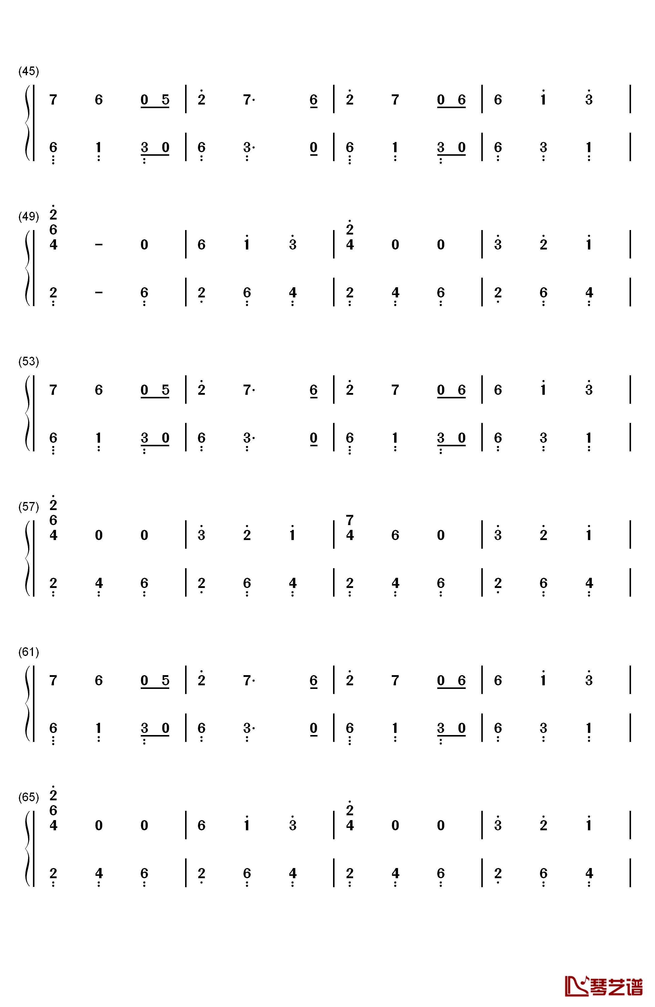 Call Out My Name钢琴简谱-数字双手-The Weeknd3