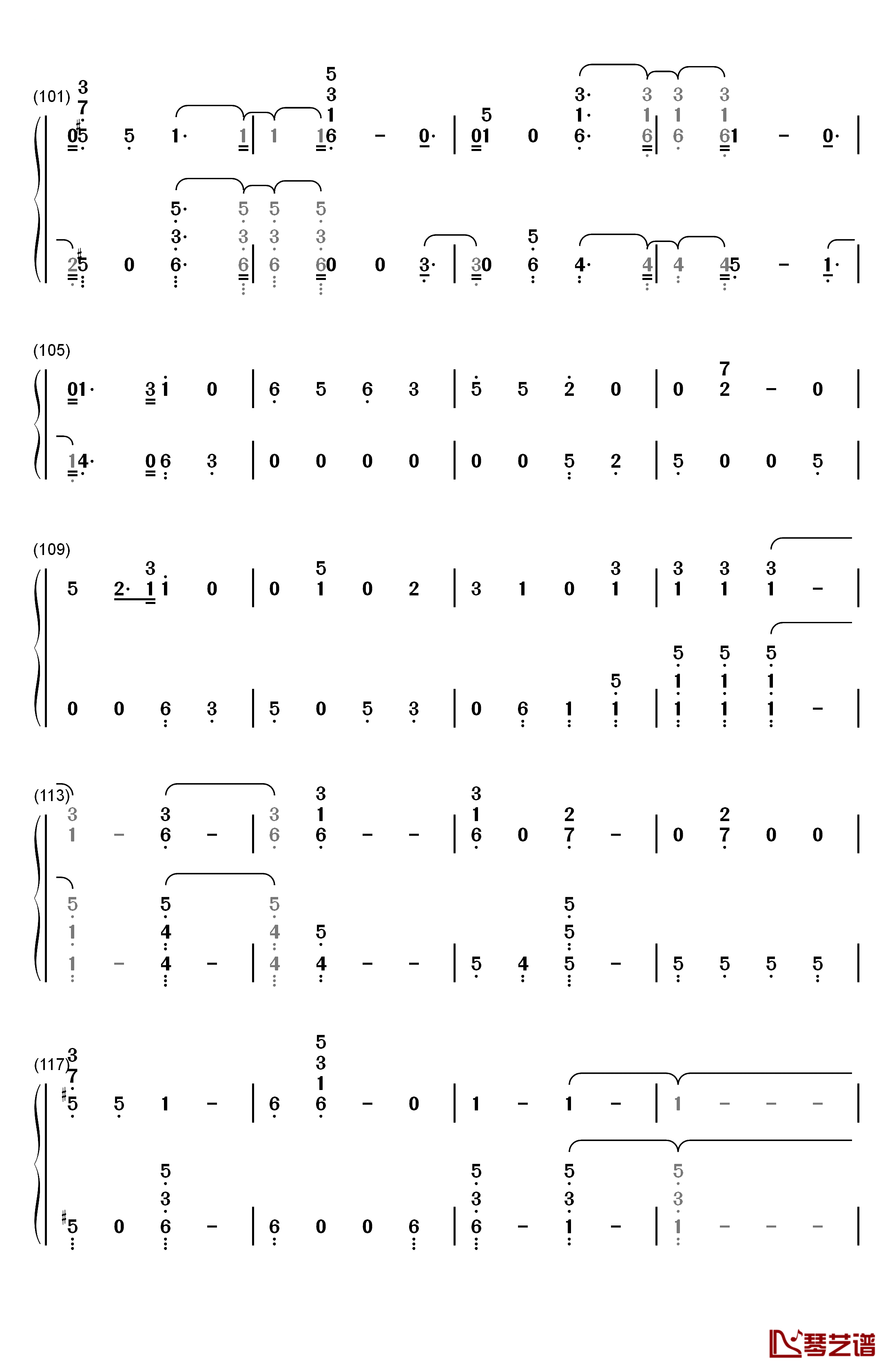 Have It All钢琴简谱-数字双手-Jason Mraz6