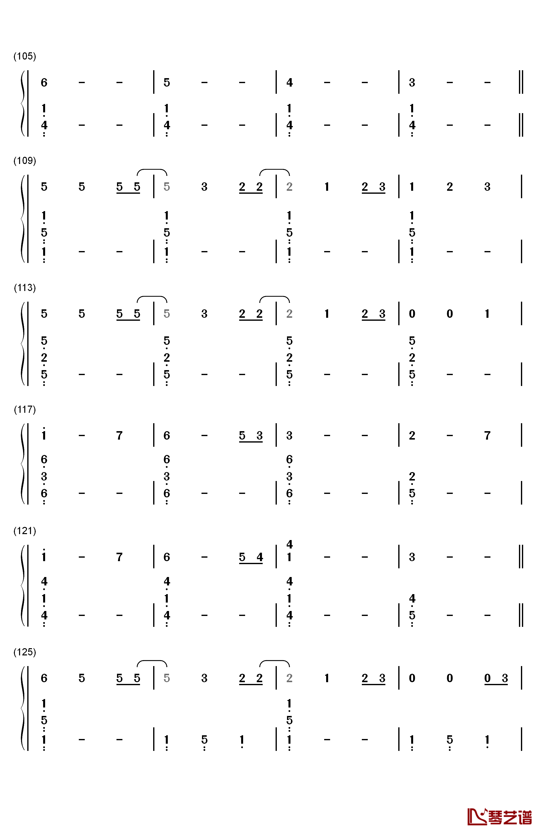 Even If钢琴简谱-数字双手-MercyMe5