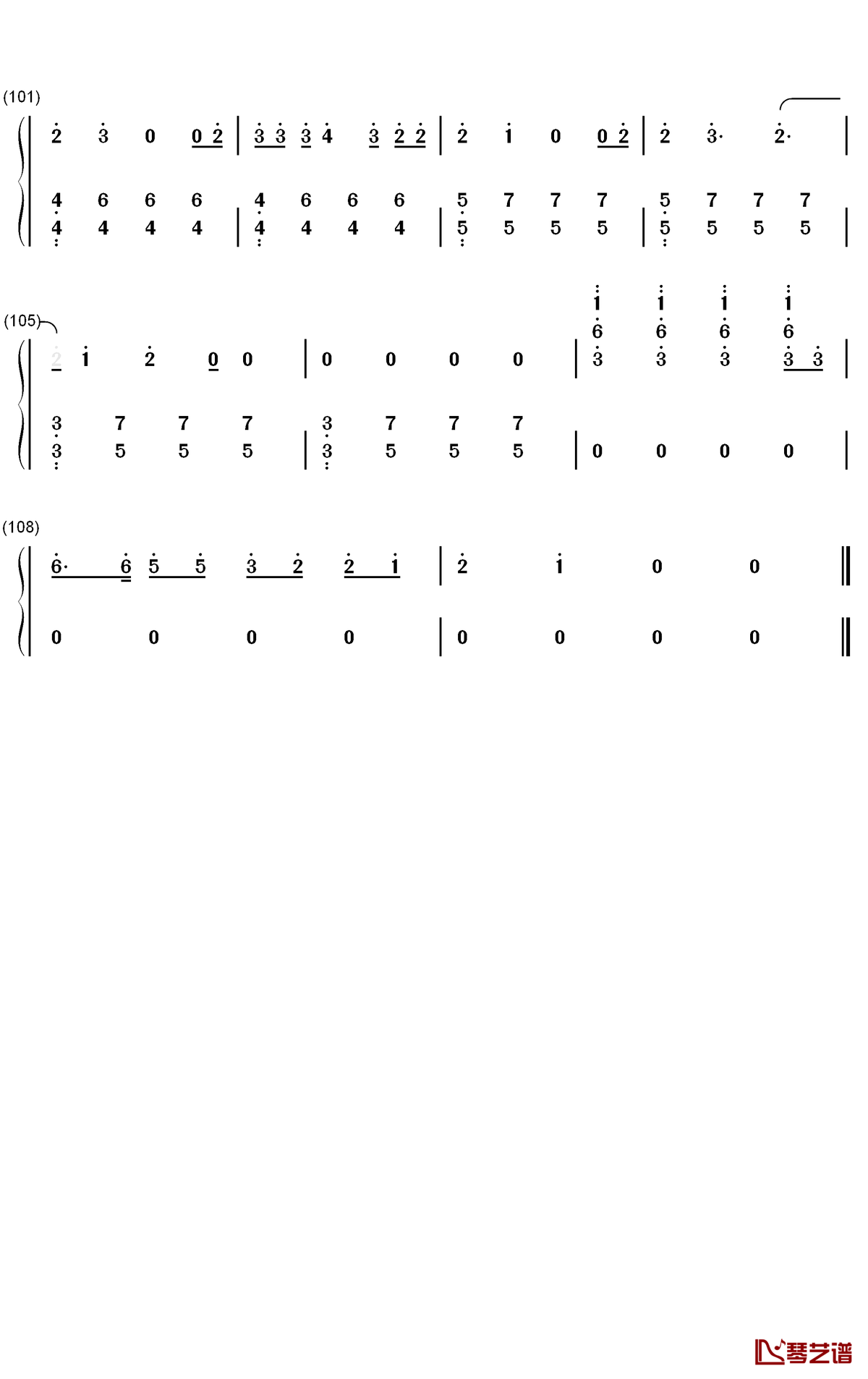 Bad Child钢琴简谱-数字双手-Tones and I6