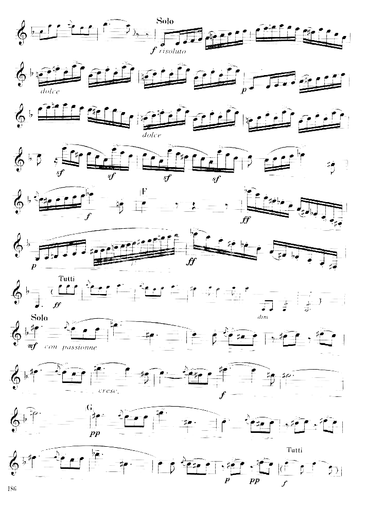 [德]韦柏单簧管小协奏曲简谱1