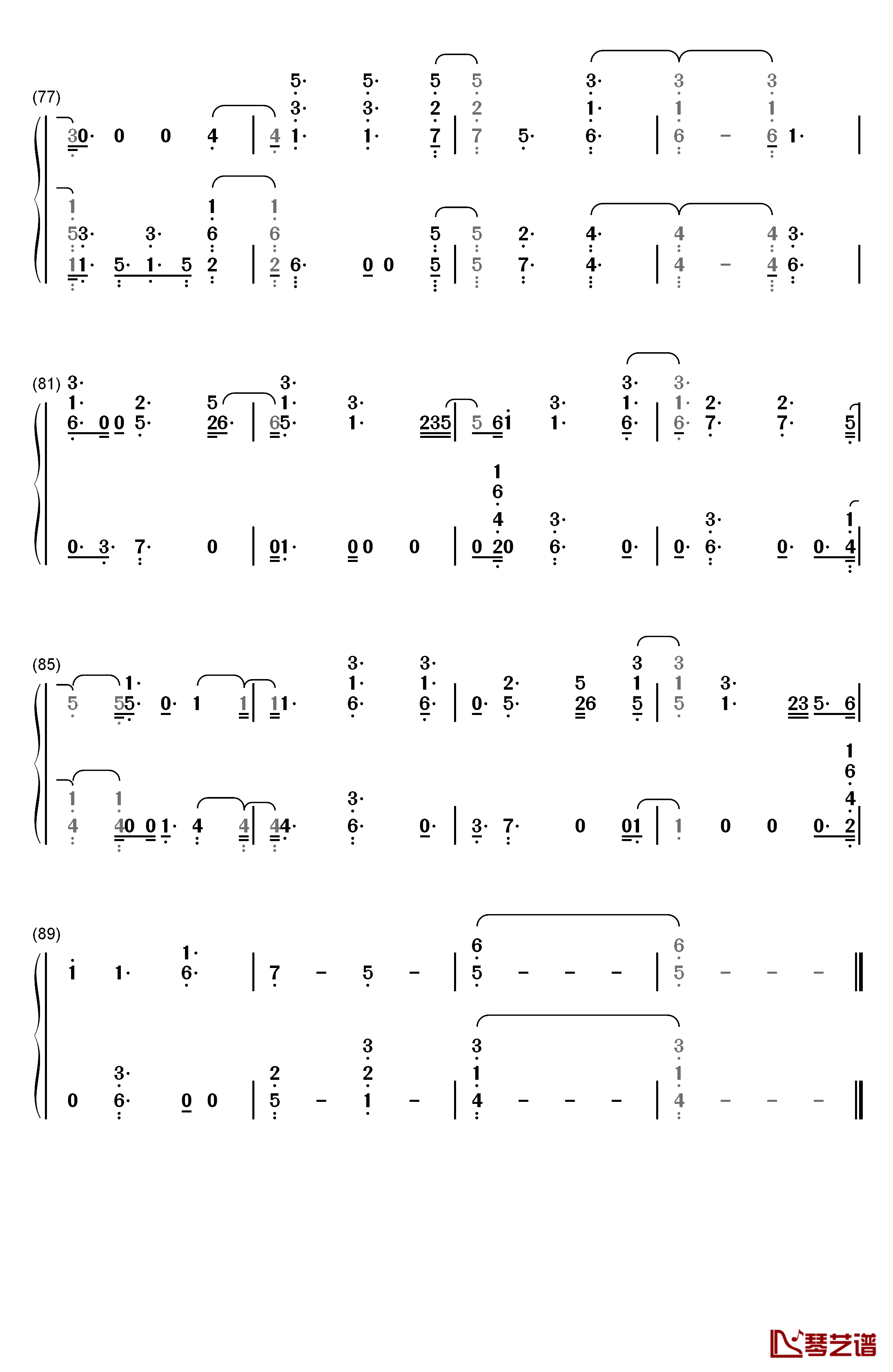 Burning钢琴简谱-数字双手-Sam Smith5