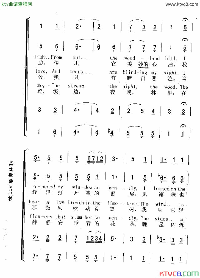 LASTNIGHT昨夜简谱1