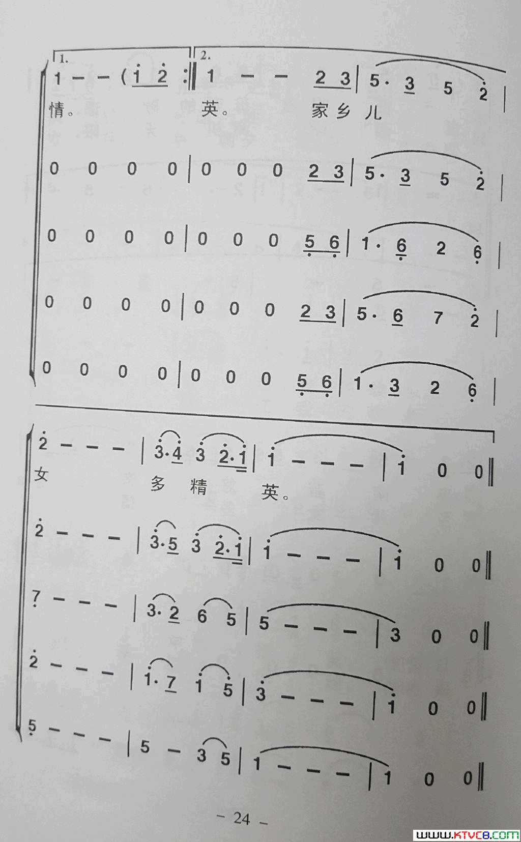 晋江我的故乡简谱-王小春演唱-陈天界/吴紫藩词曲1
