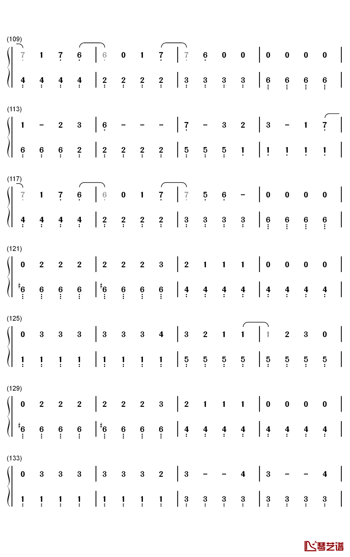 Kings Queens钢琴简谱-Ava Max歌曲-数字双手曲谱5