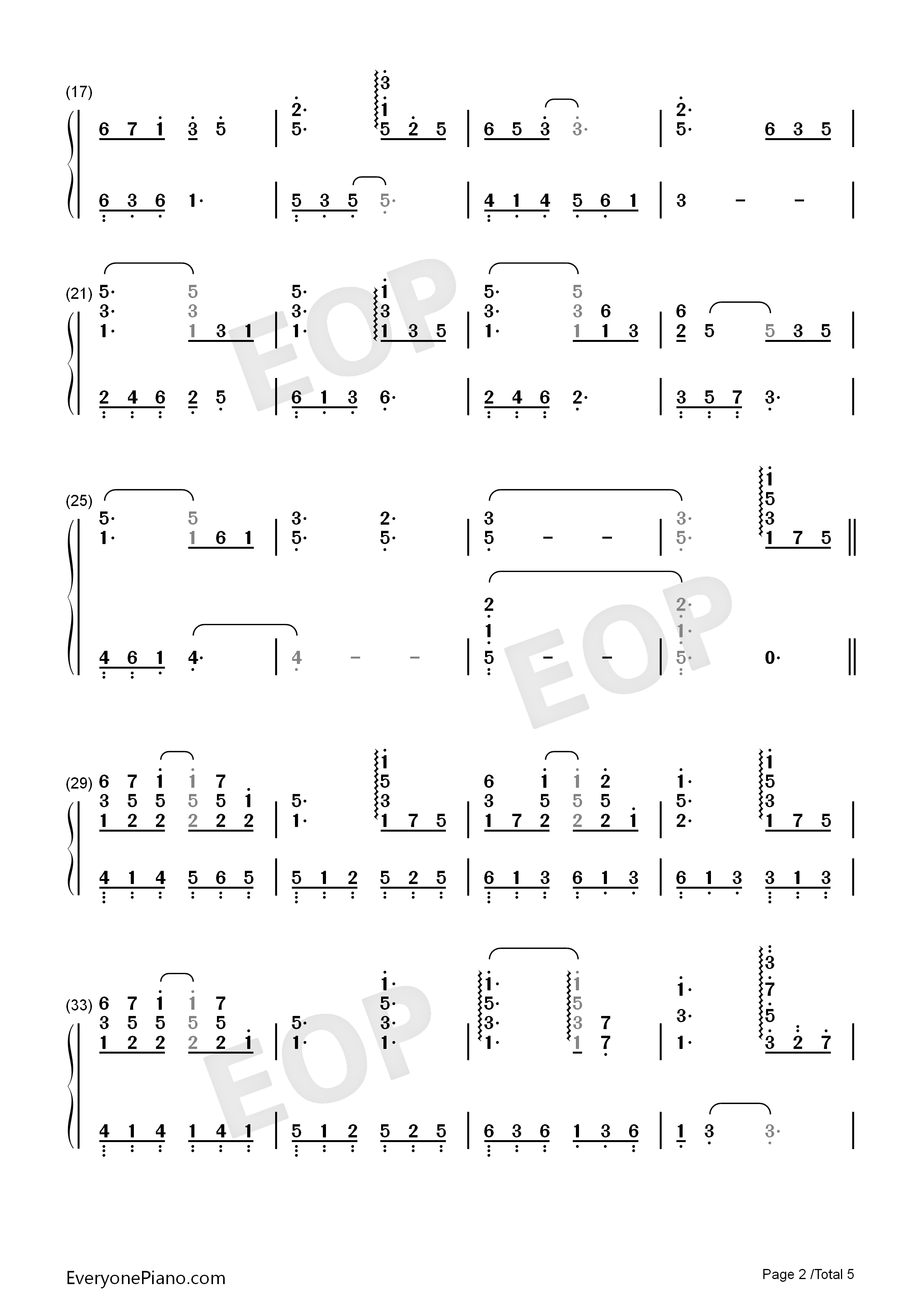 Piano UC钢琴简谱-泽野弘之演唱2