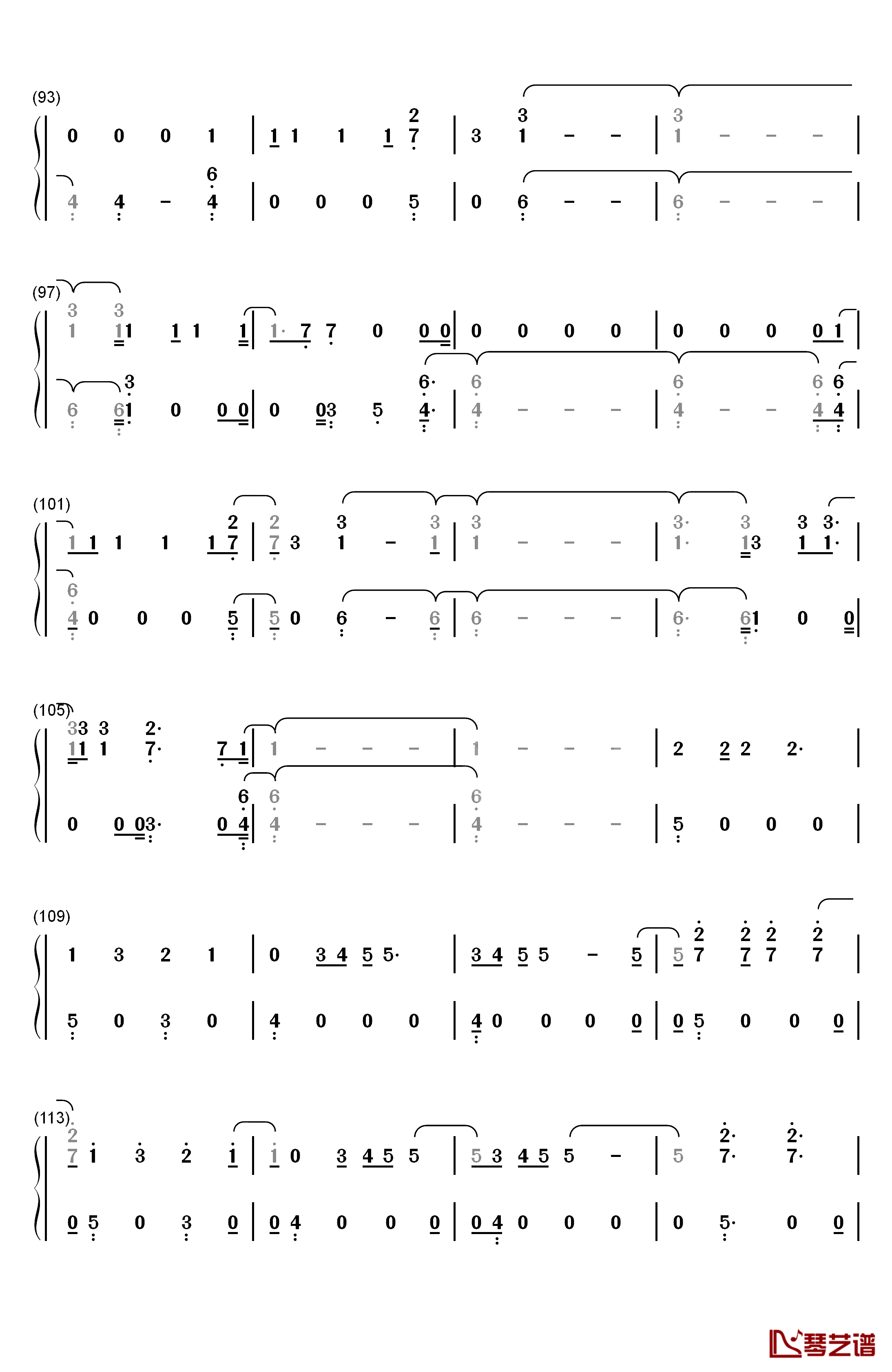 Kiss Me钢琴简谱-数字双手-MAGIC!5