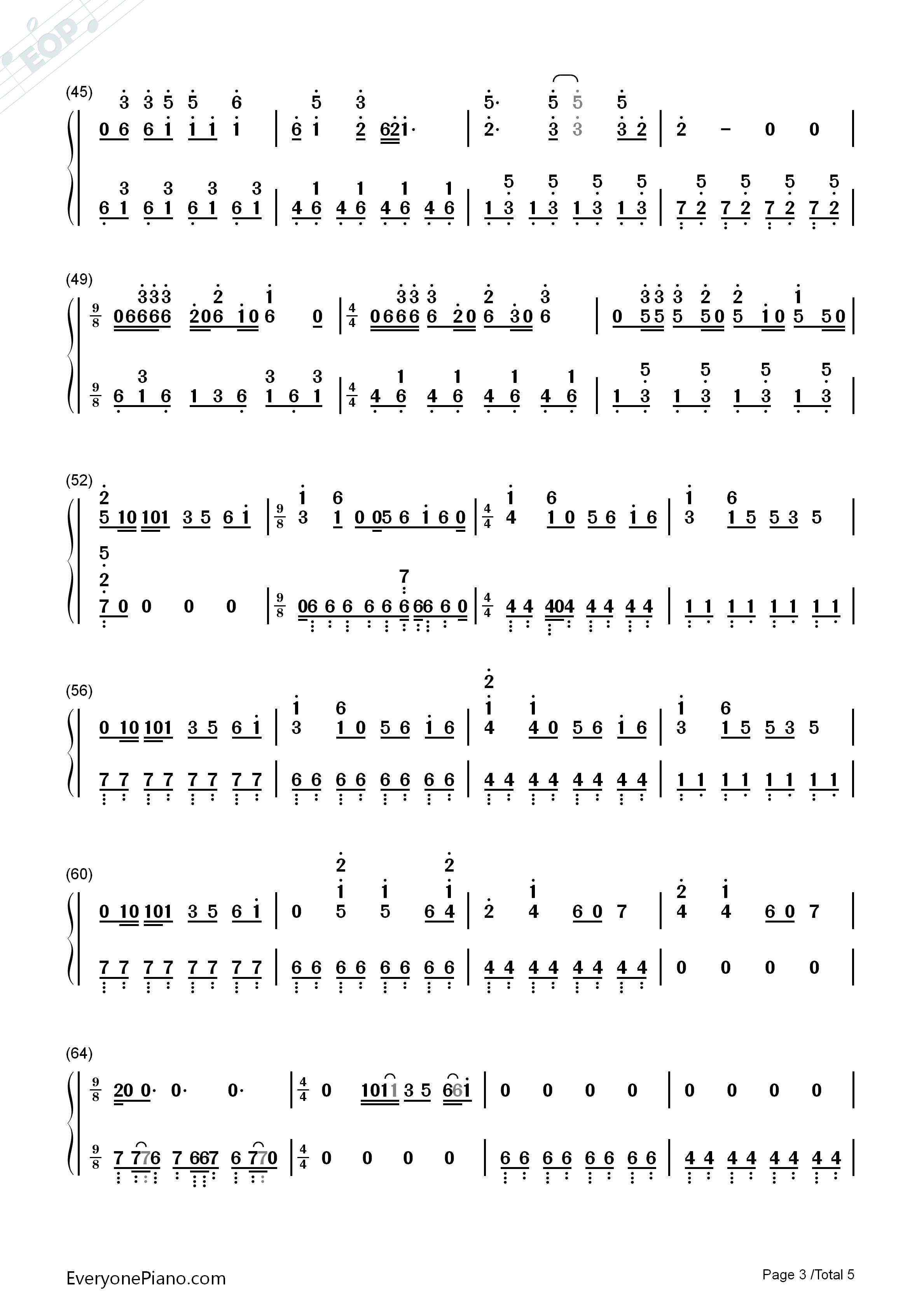 Stronger (What Doesn't Kill You)钢琴简谱-Kelly Clarkson演唱3