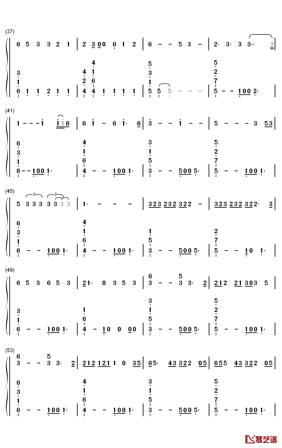 You Make It Easy钢琴简谱-数字双手-Jason Aldean3