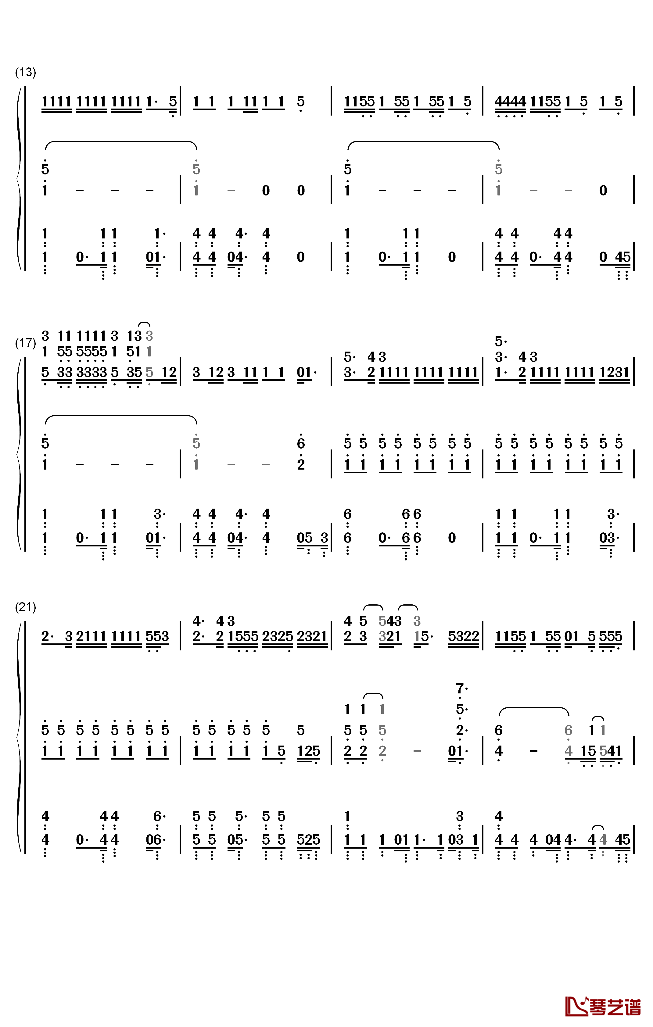 Helpless钢琴简谱-数字双手-Lin-Manuel Miranda2