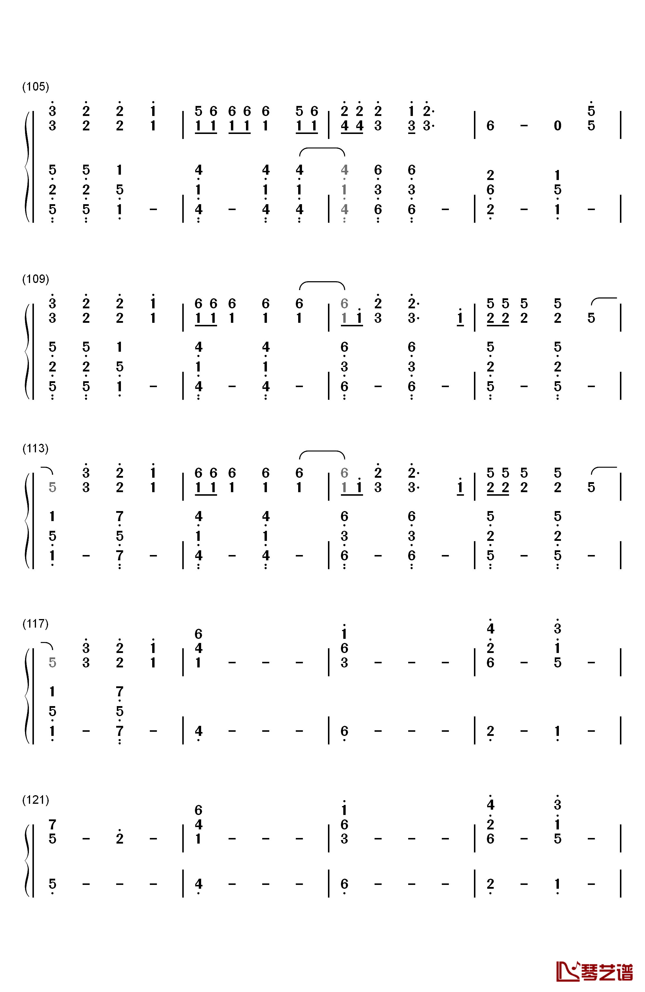 Polarize钢琴简谱-数字双手-Twenty One Pilots6