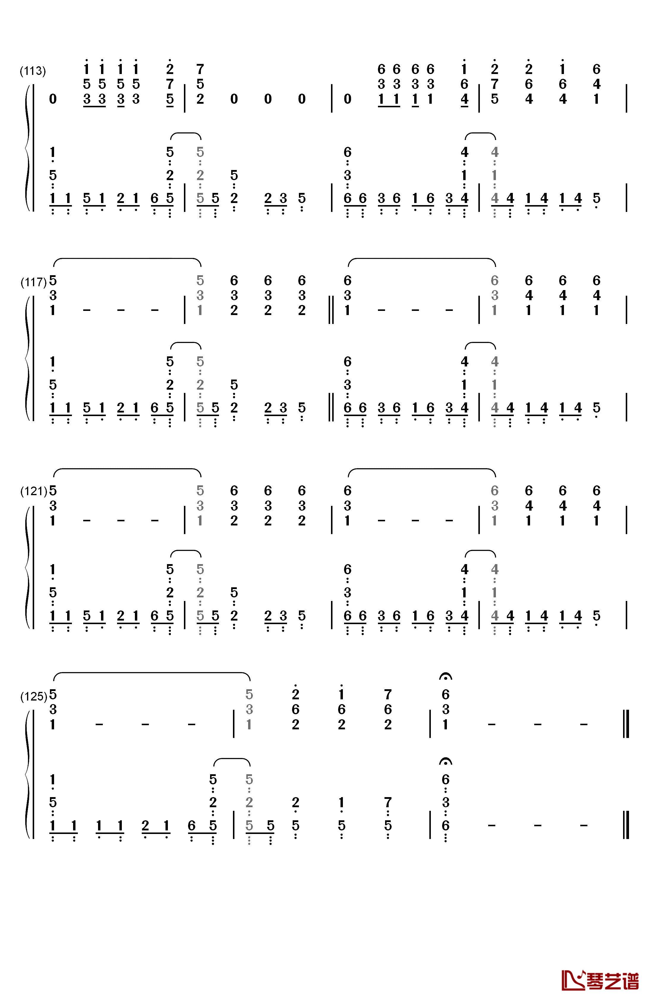 Square Hammer钢琴简谱-数字双手-Ghost7