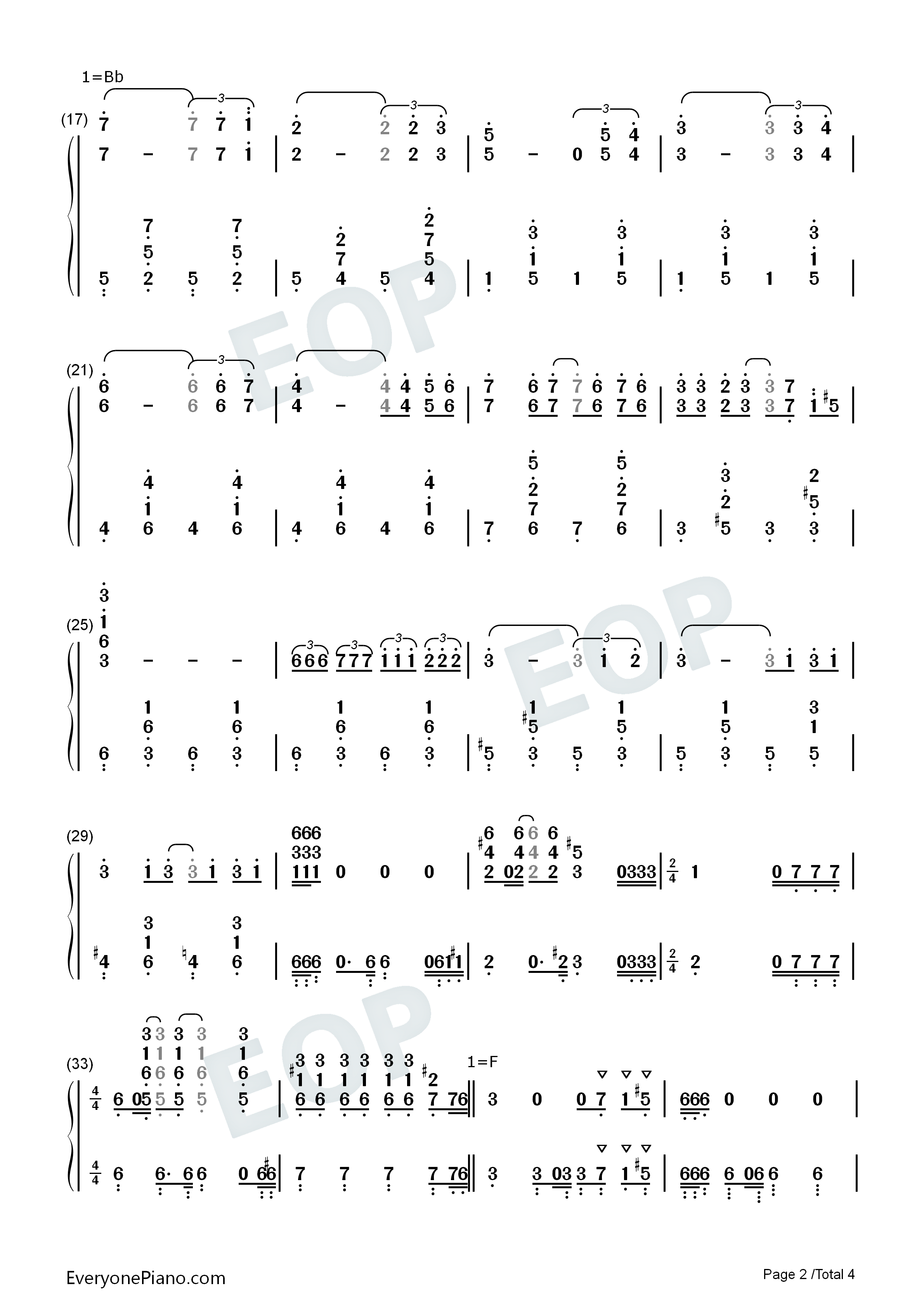 托卡塔曲钢琴简谱-巴赫演唱2