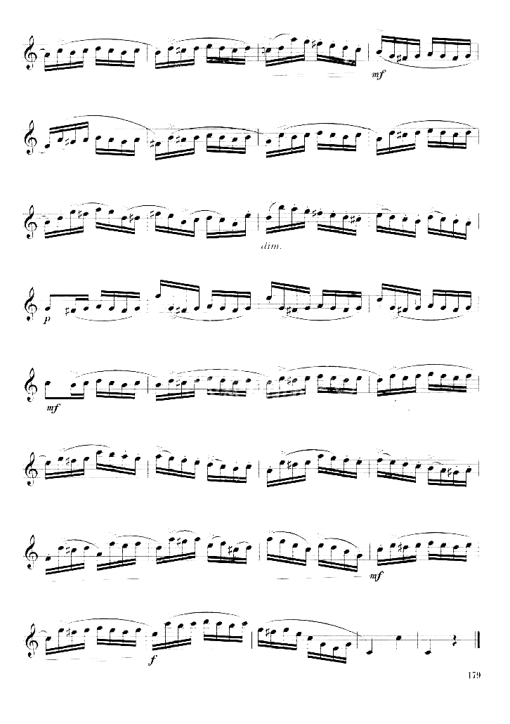 [法]克洛捷练习曲六简谱1