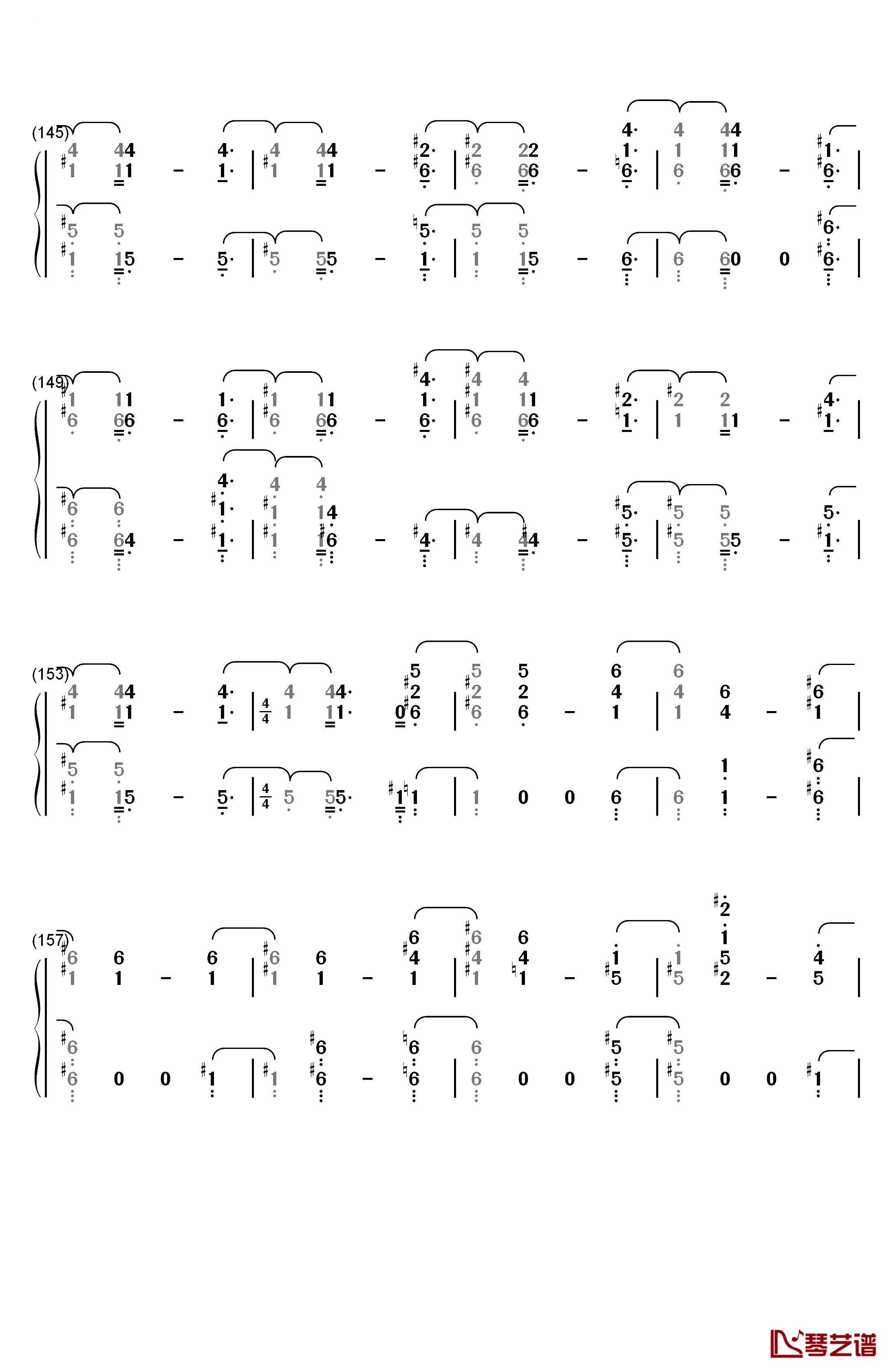 Free Me钢琴简谱-数字双手-Sia8