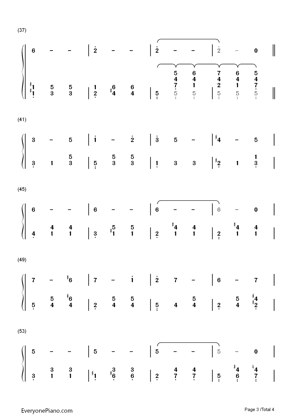 Let Me Call You Sweetheart钢琴简谱-数字双手-Leo Friedman3