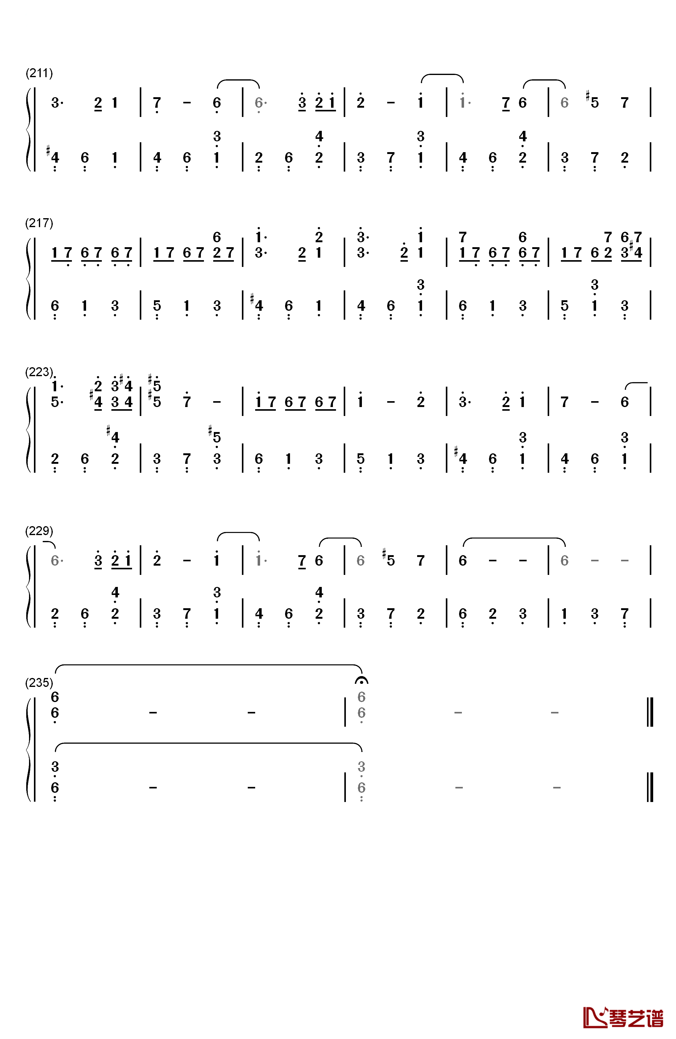 Granado Espada钢琴简谱-数字双手-IMC Games7