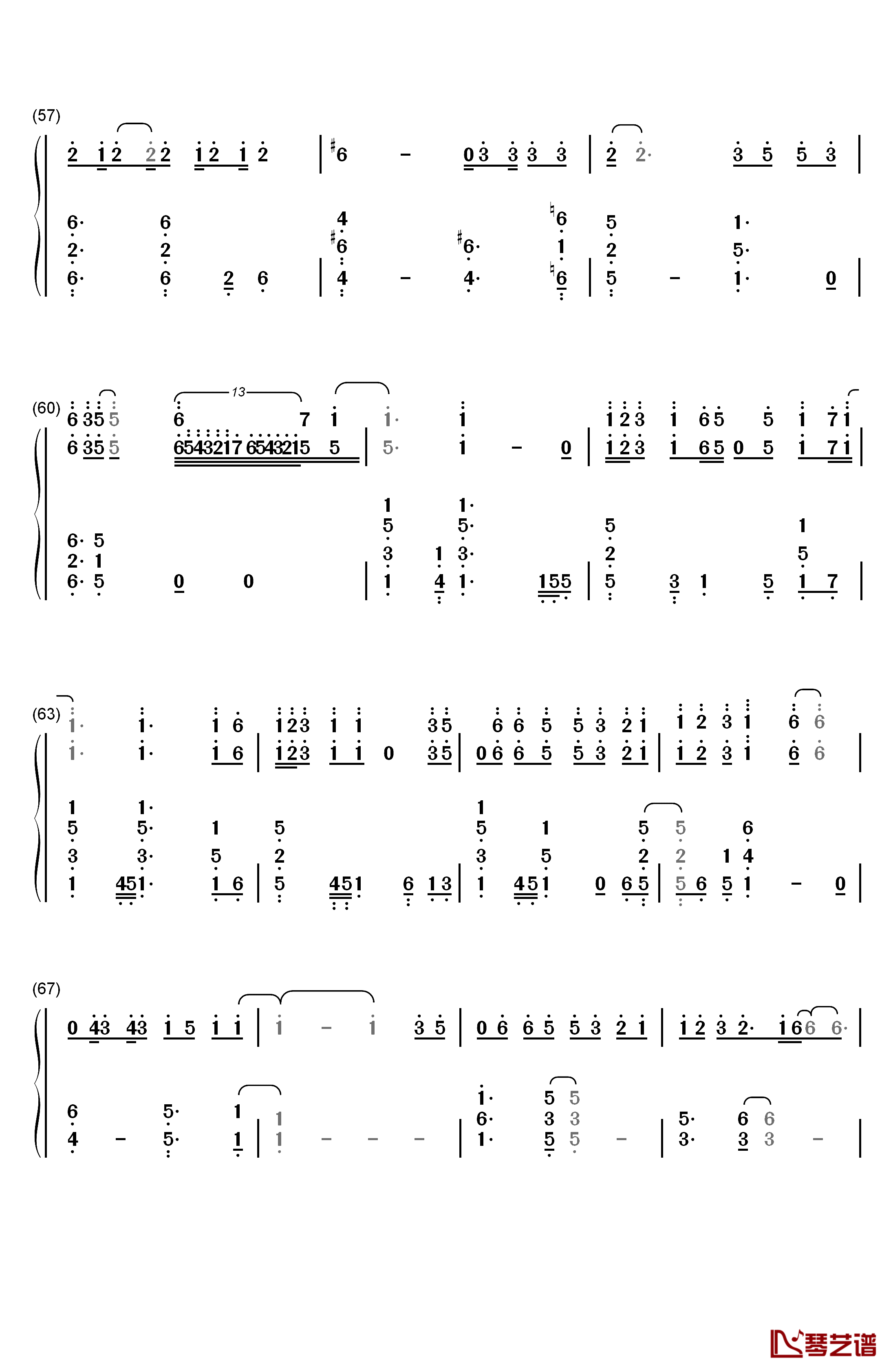 It s the Right Time钢琴简谱-数字双手-三浦大知4