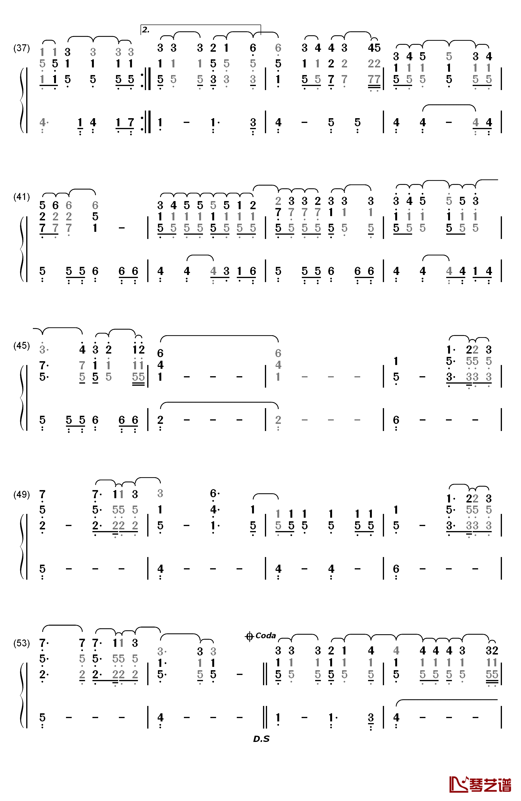 Breaking Your Own Heart钢琴简谱-数字双手-Kelly Clarkson3