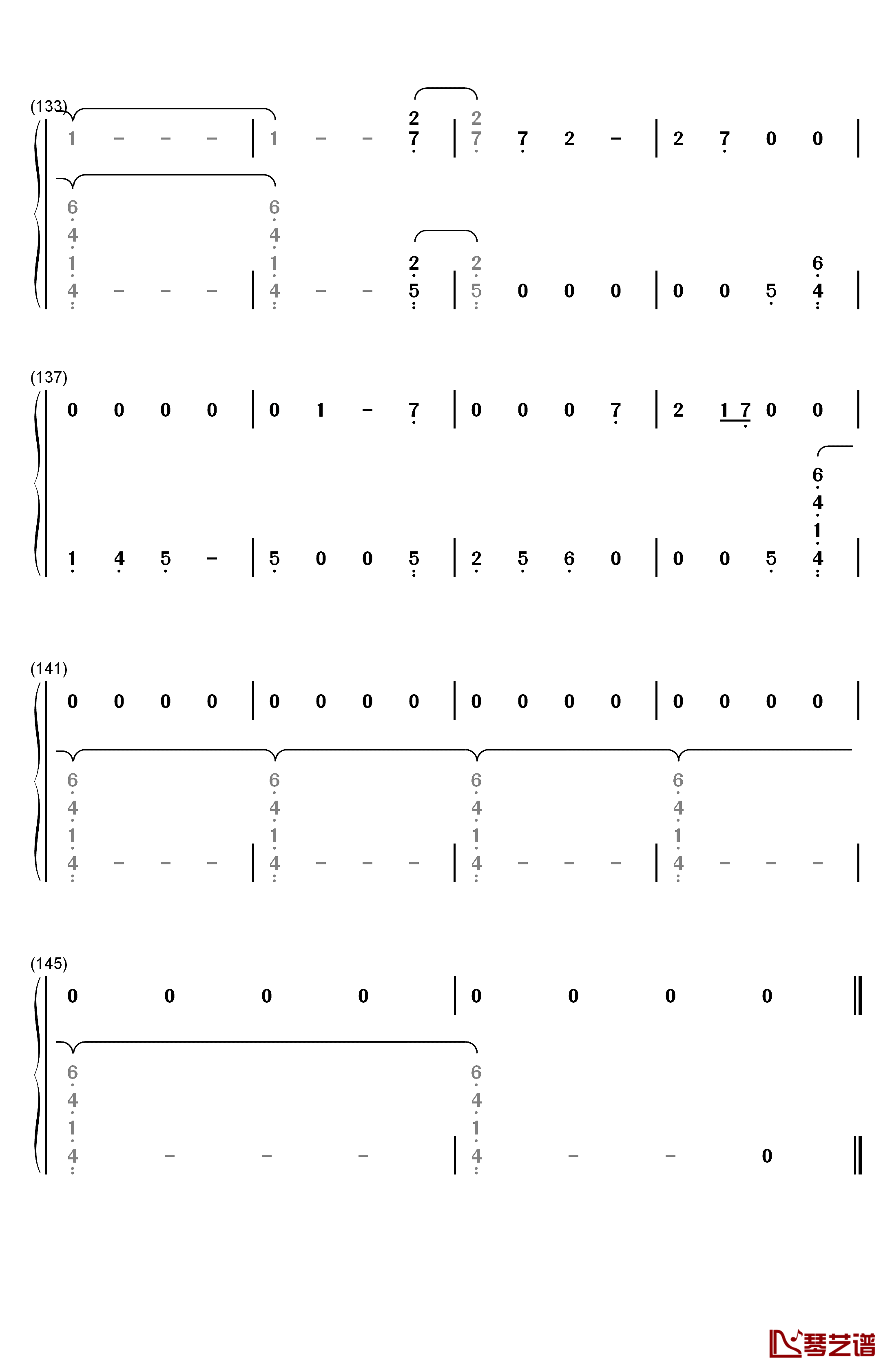 So It Goes…钢琴简谱-数字双手-Taylor Swift7