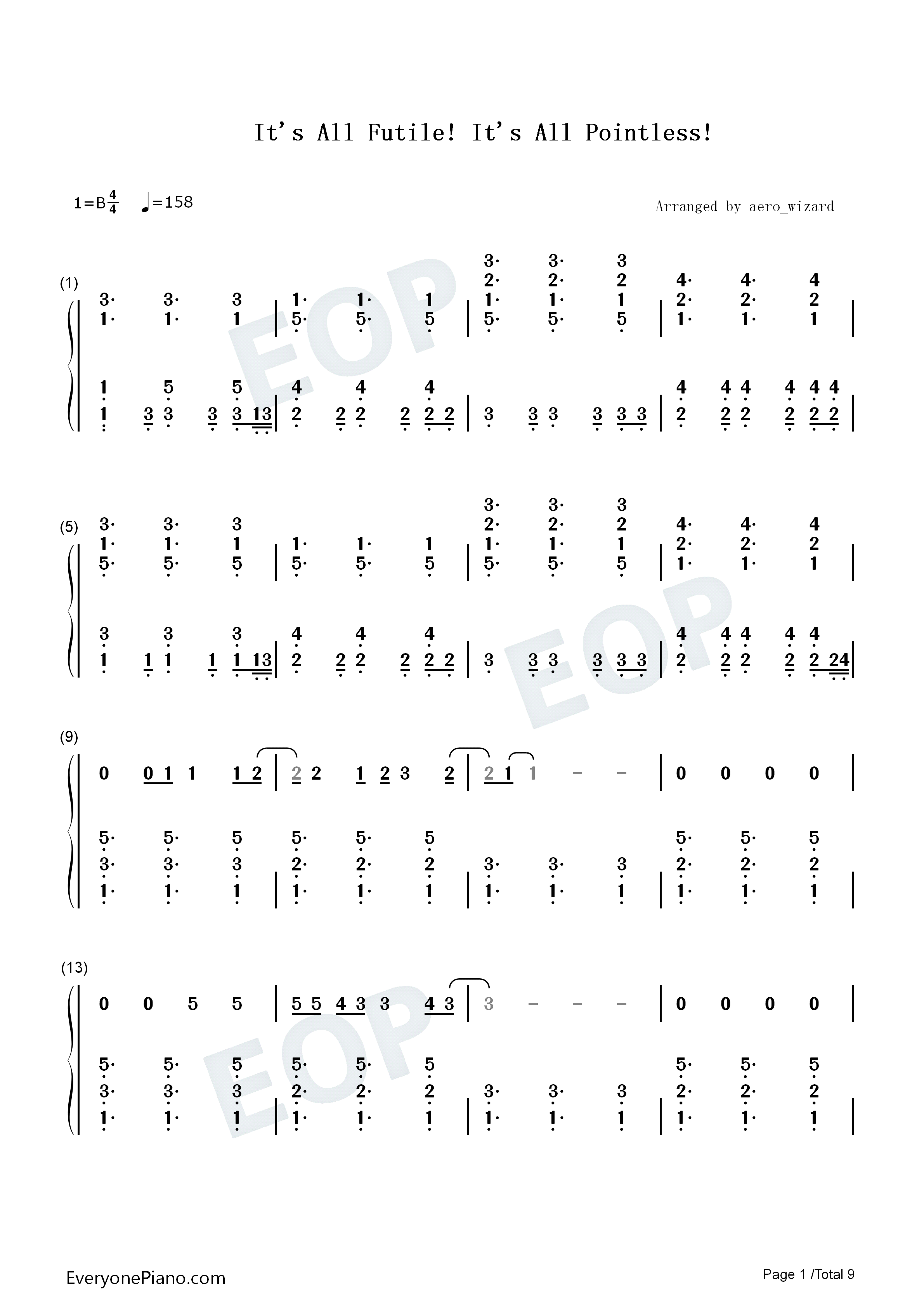 Its All Futile Its All Pointless钢琴简谱-Wilbur Soot演唱1