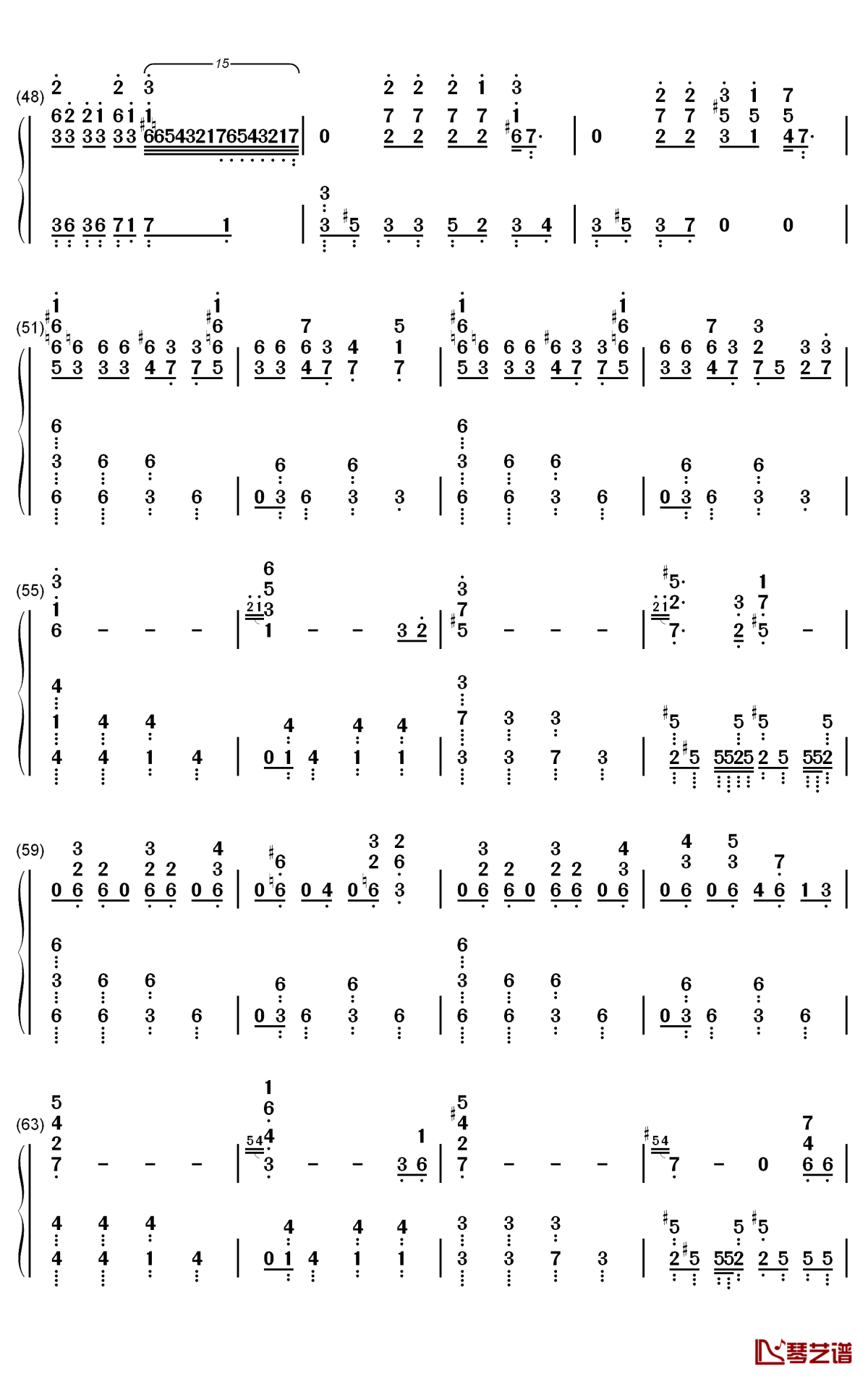 Other Side钢琴简谱-数字双手-MIYAVI4