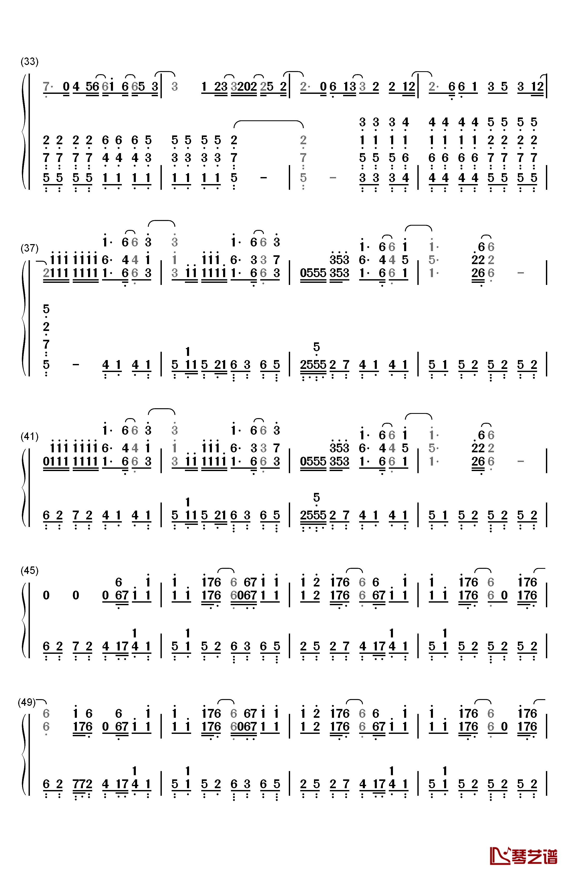 Superheroes钢琴简谱-数字双手-The Script3