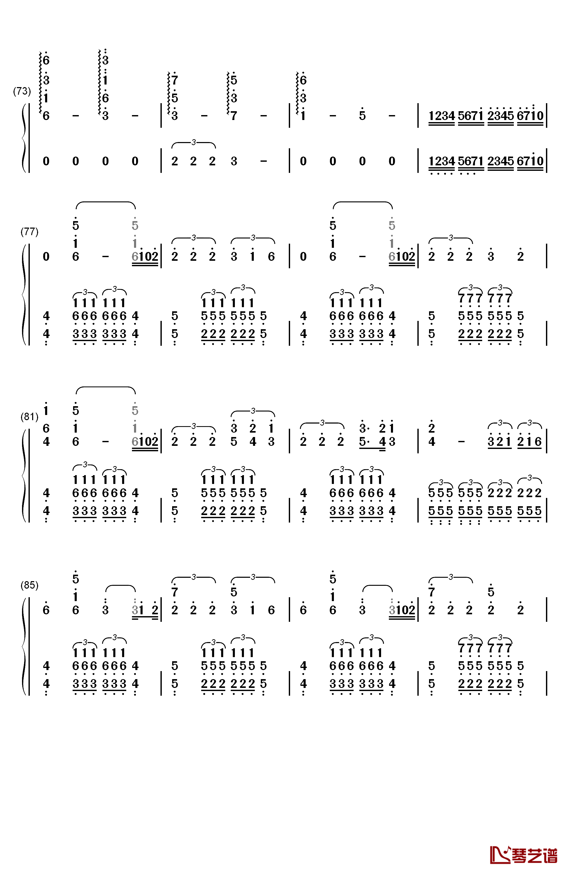 Stockholm Syndrome钢琴简谱-数字双手-One Direction5