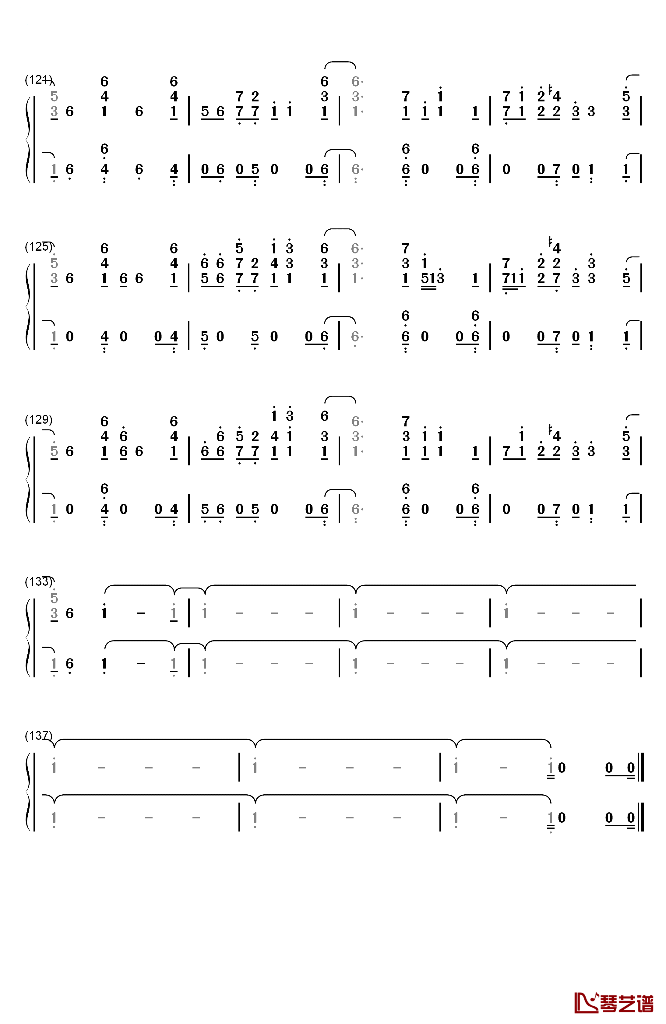 Everybody Hates Me钢琴简谱-数字双手-The Chainsmokers7