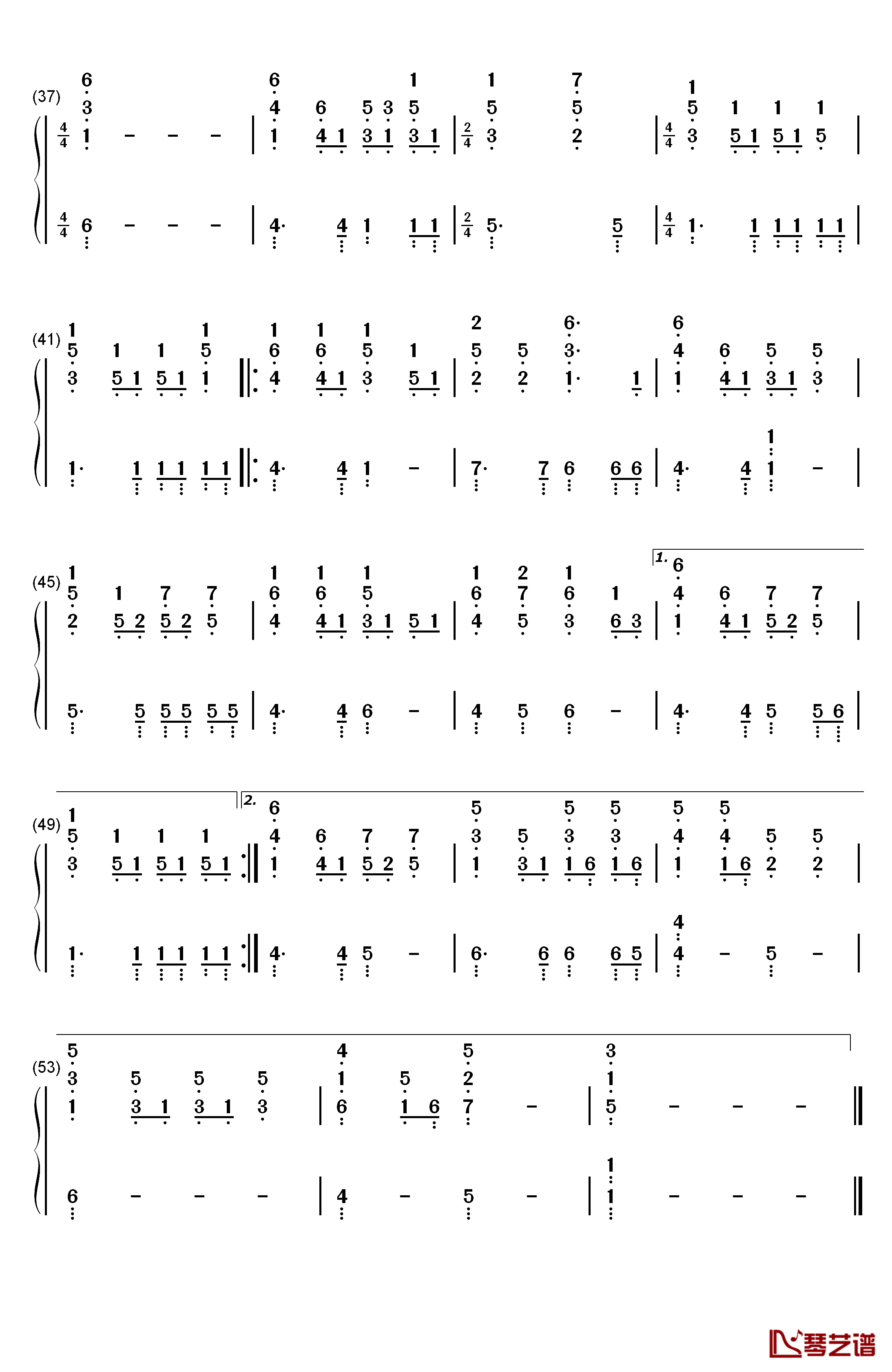 10000 Reasons (Bless the Lord)钢琴简谱-数字双手-Matt Redman3