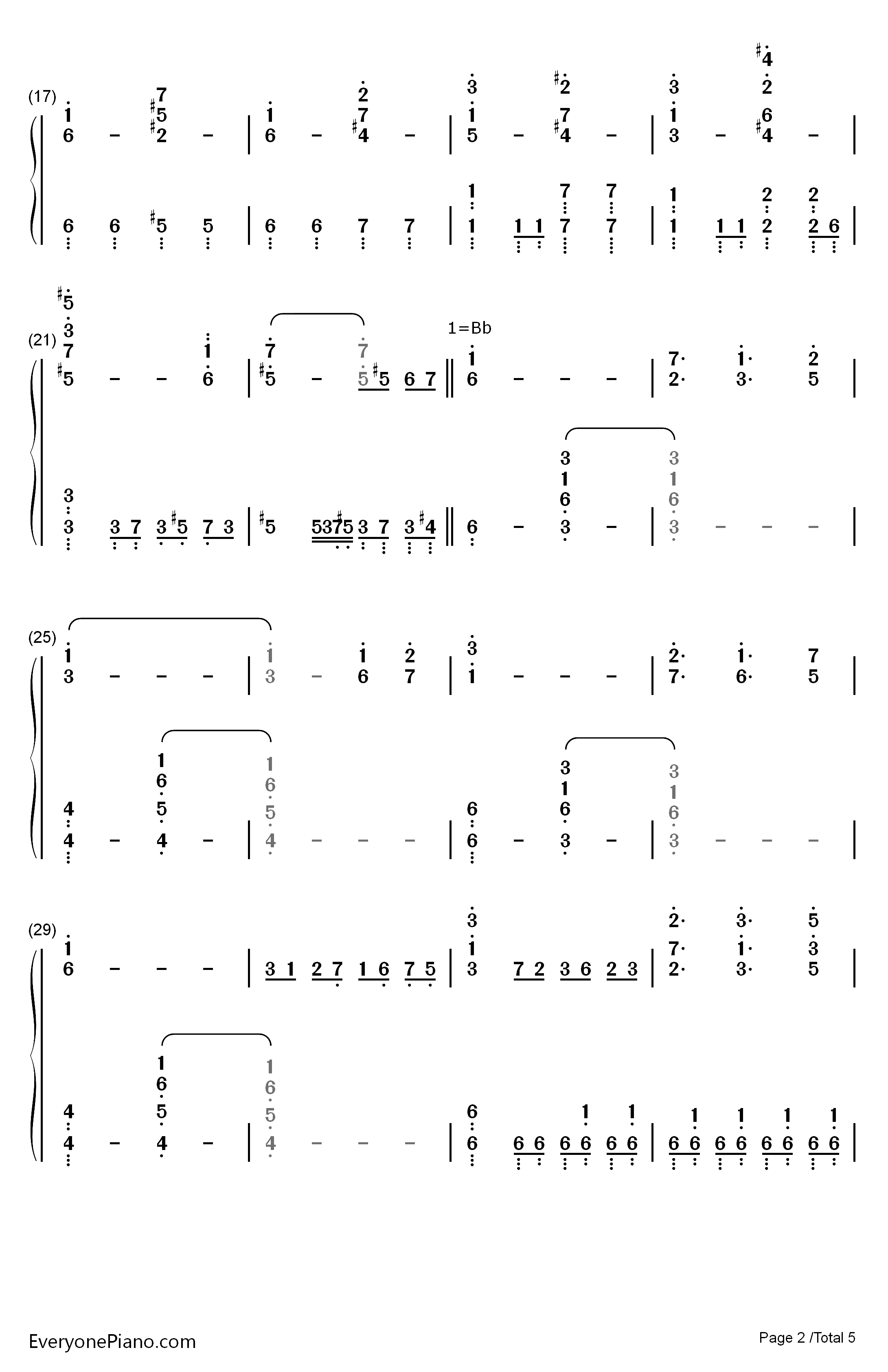 幻想净琉璃钢琴简谱-数字双手-ZUN2