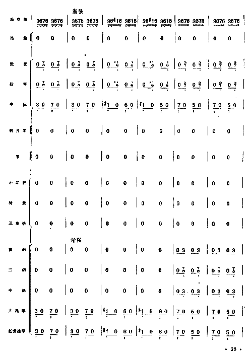 向往总谱33-40简谱1