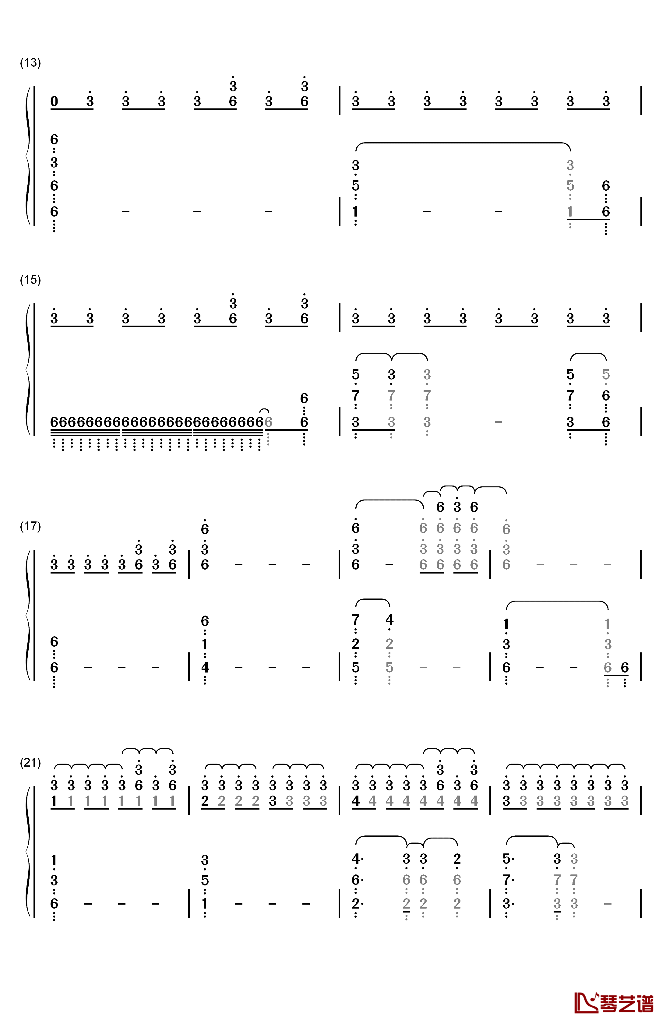 Leaving Earth钢琴简谱-数字双手-Sam Hulick2