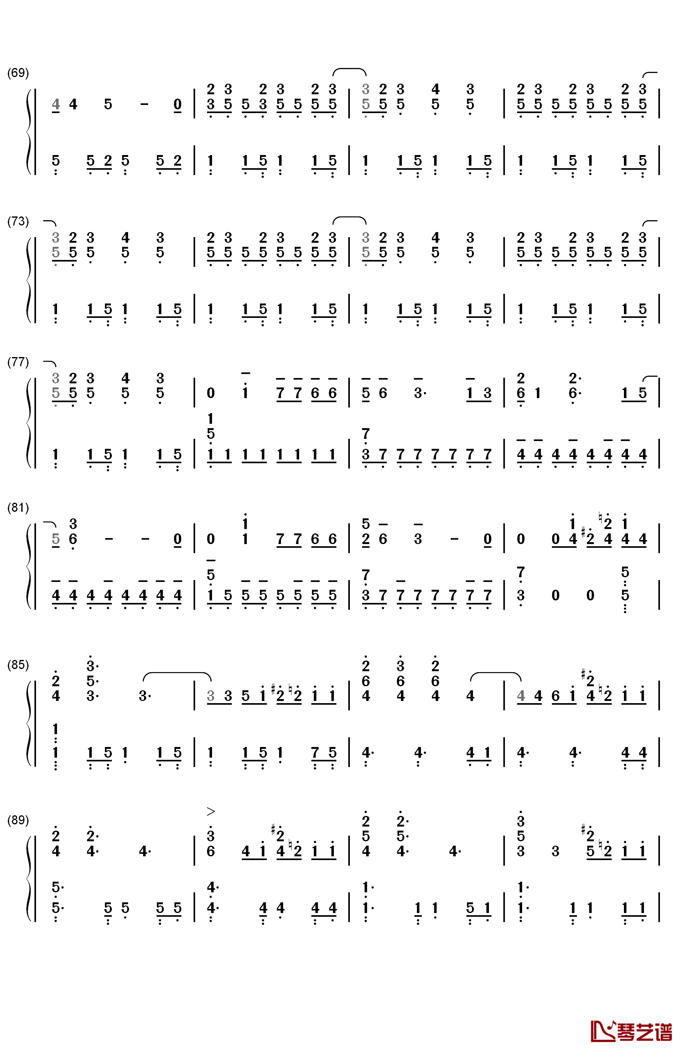 Everybody Talks钢琴简谱-数字双手-Neon Trees4