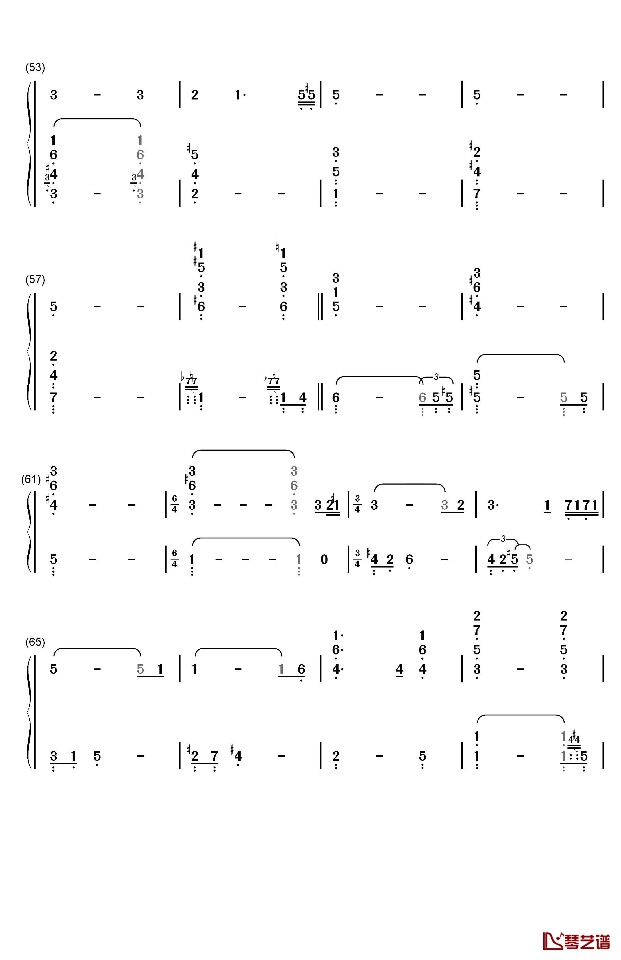 Great Pumpkin Waltz钢琴简谱-数字双手-Vince Guaraldi4