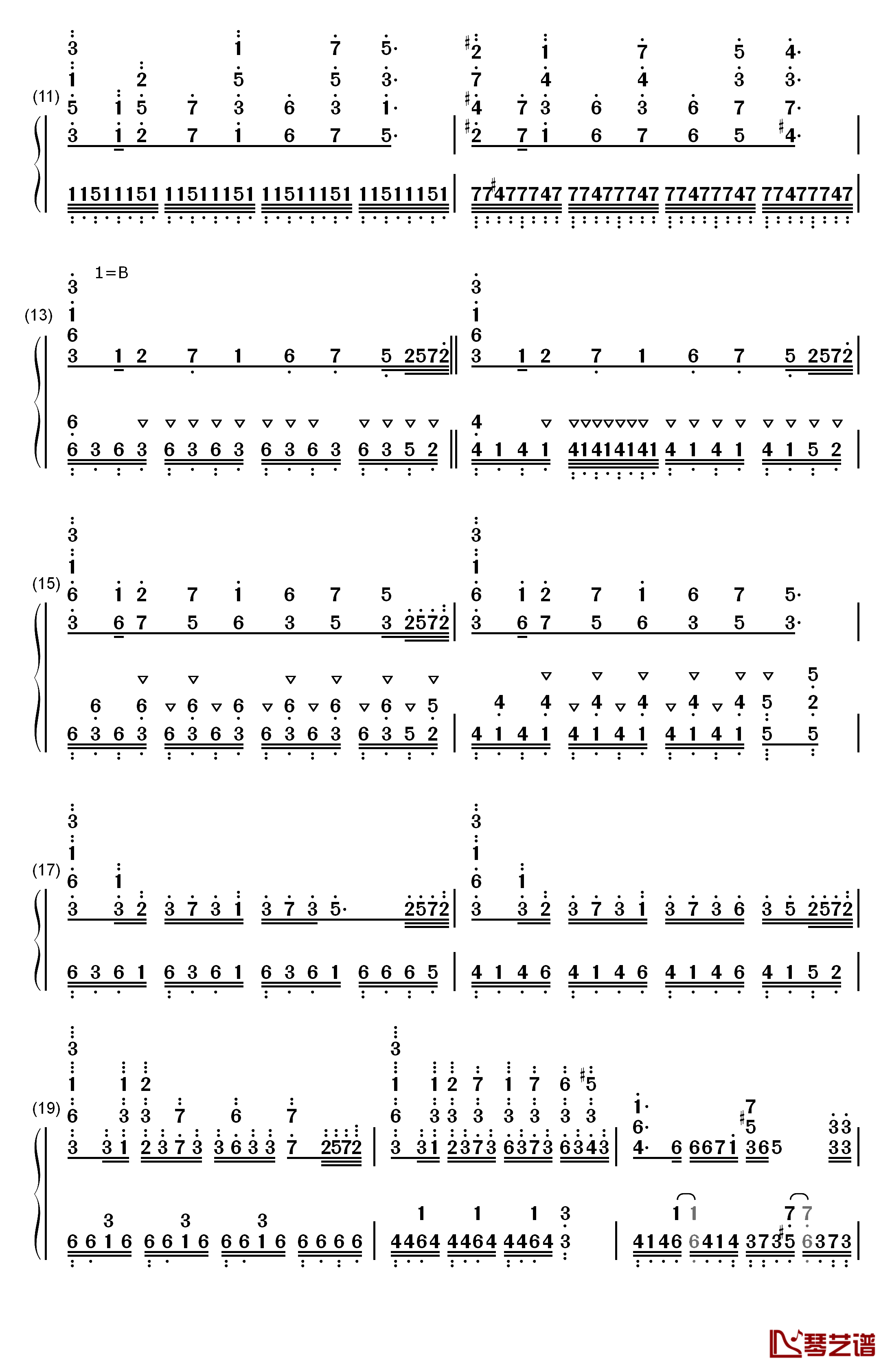 红莲之弓矢钢琴简谱-数字双手-Linked Horizon2