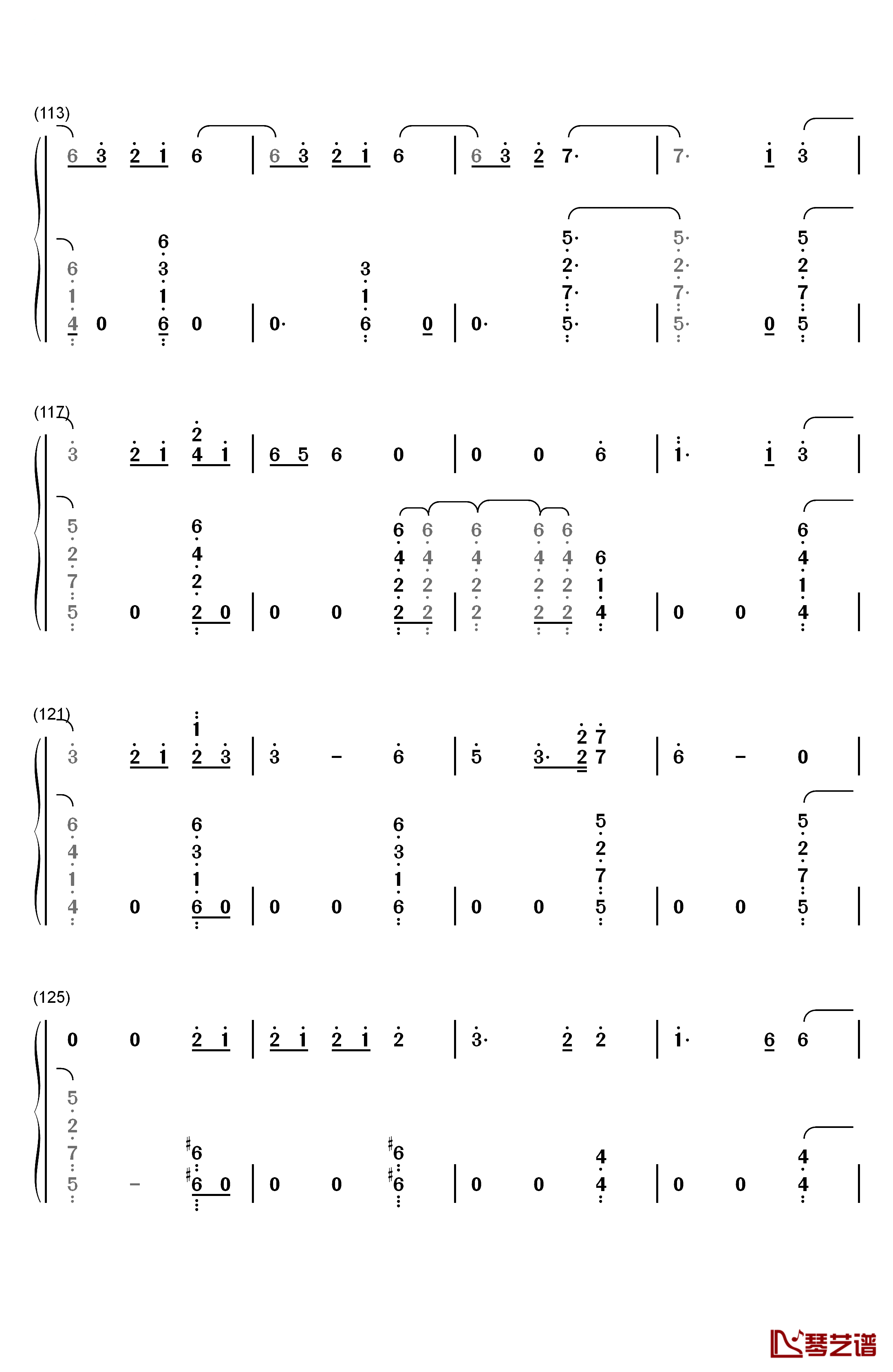 One Woman Man钢琴简谱-数字双手-John Legend7