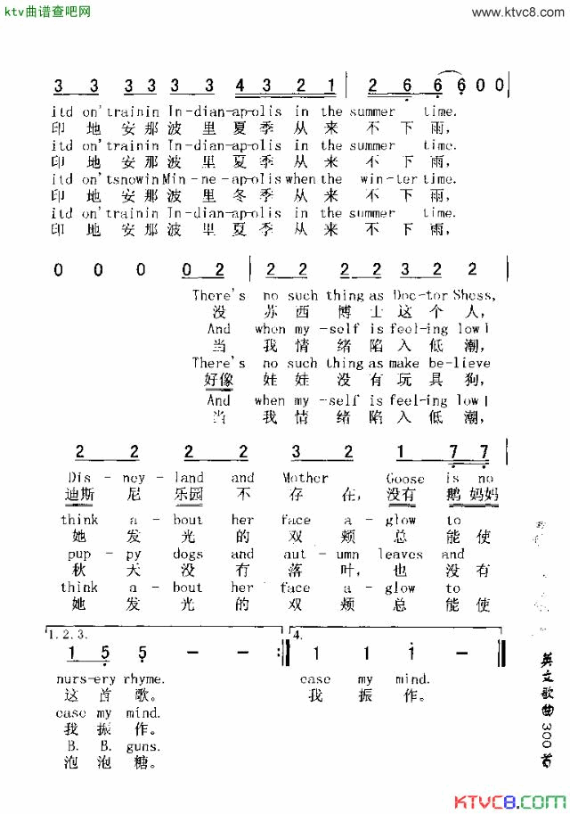 LITTLEGREENAPPLE小青苹果简谱1