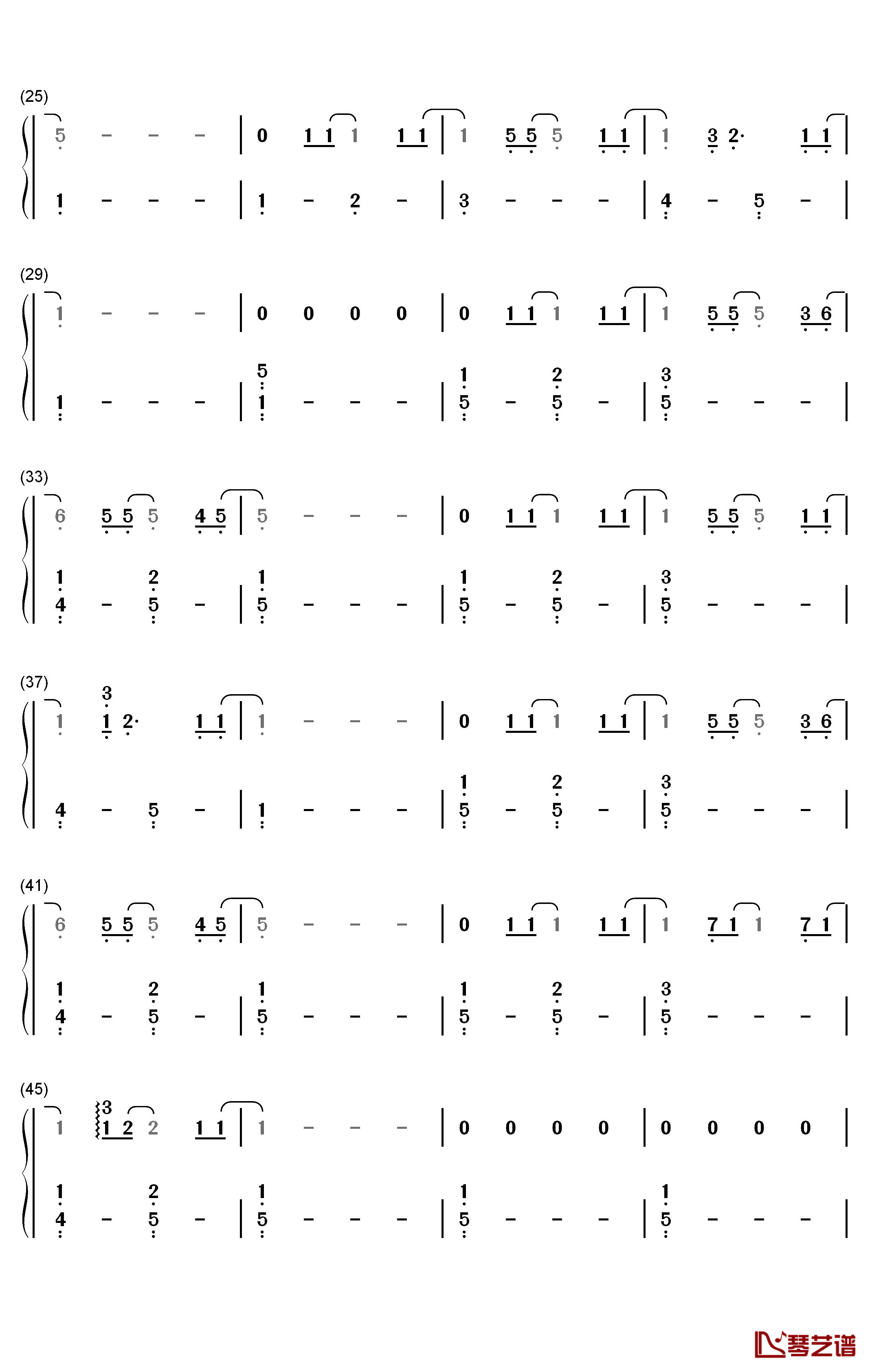 グランドエスケープ钢琴简谱-数字双手-Radwimps2