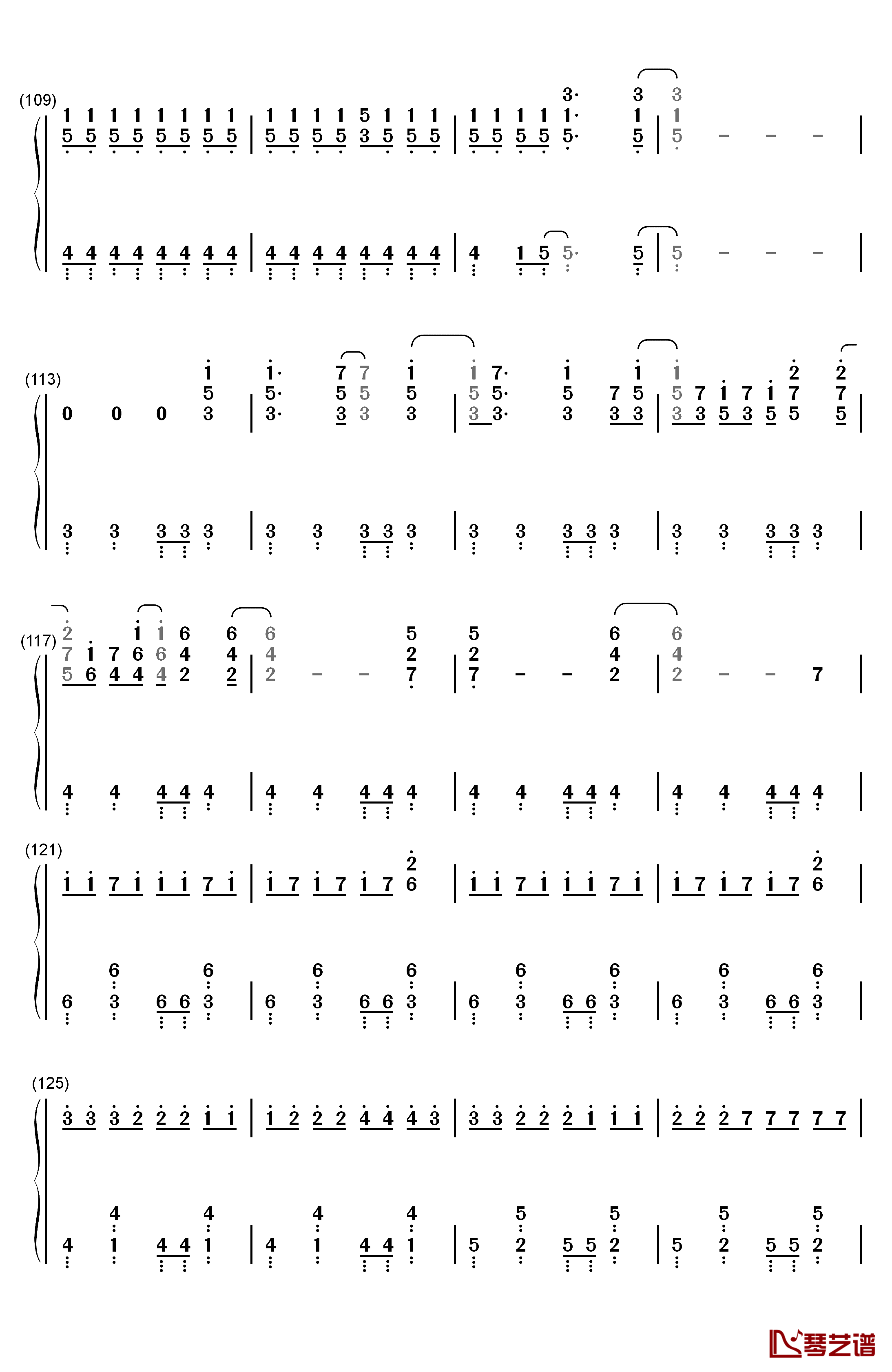 からくり卍ばーすと钢琴简谱-数字双手-镜音リンAppend 镜音レンAppend7